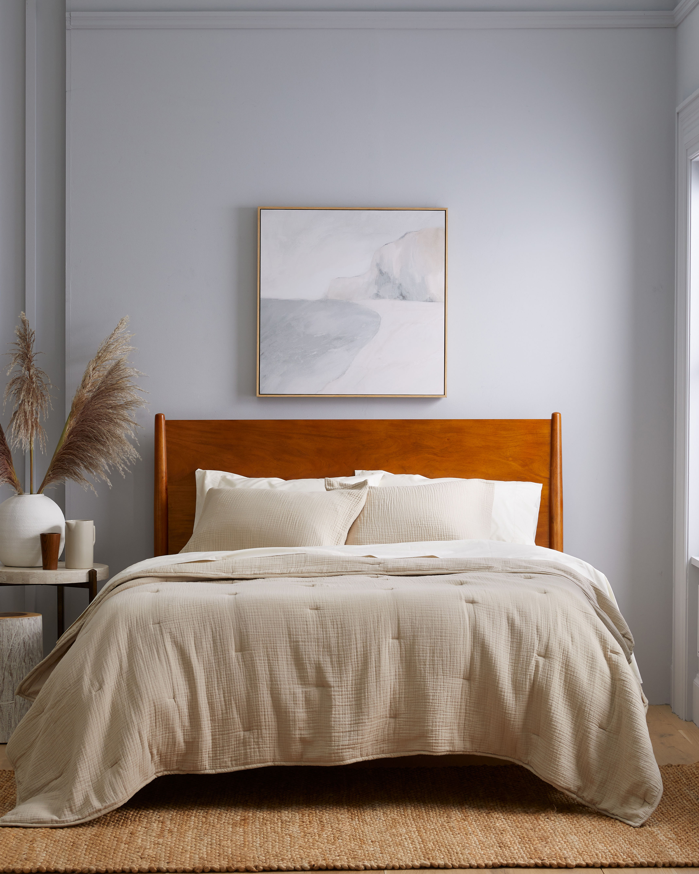 Dune Organic Airy Gauze Dream Quilt Set