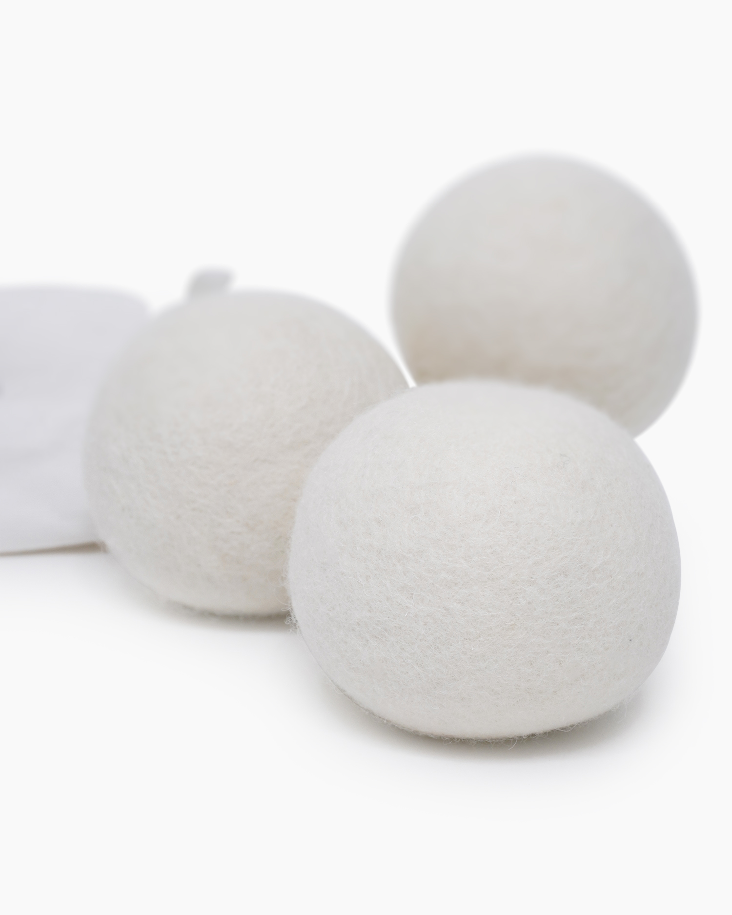 100% New Zealand Wool Dryer Balls - Natural, Set of 3