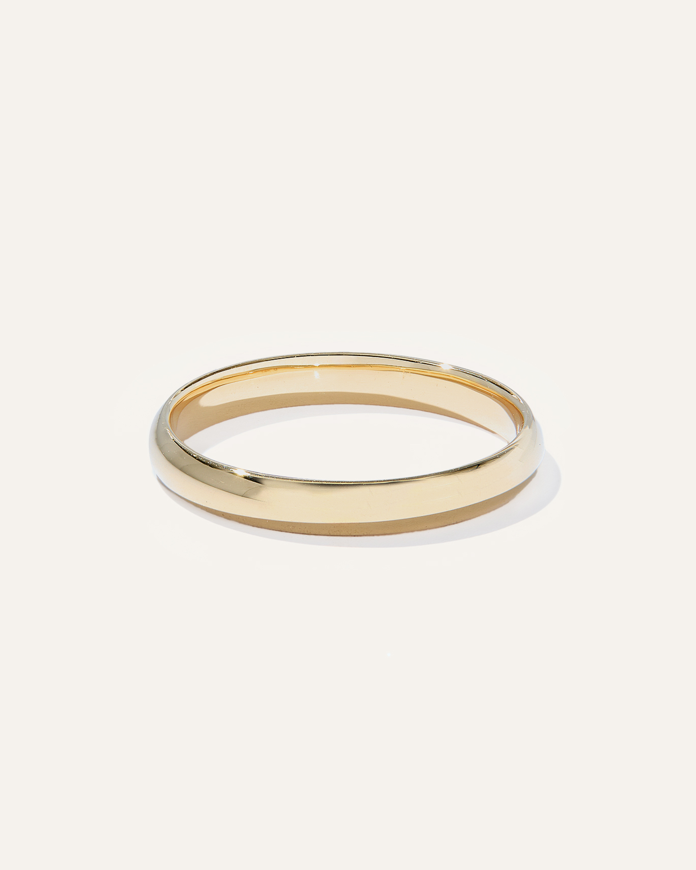 Yellow Gold Low Dome Band