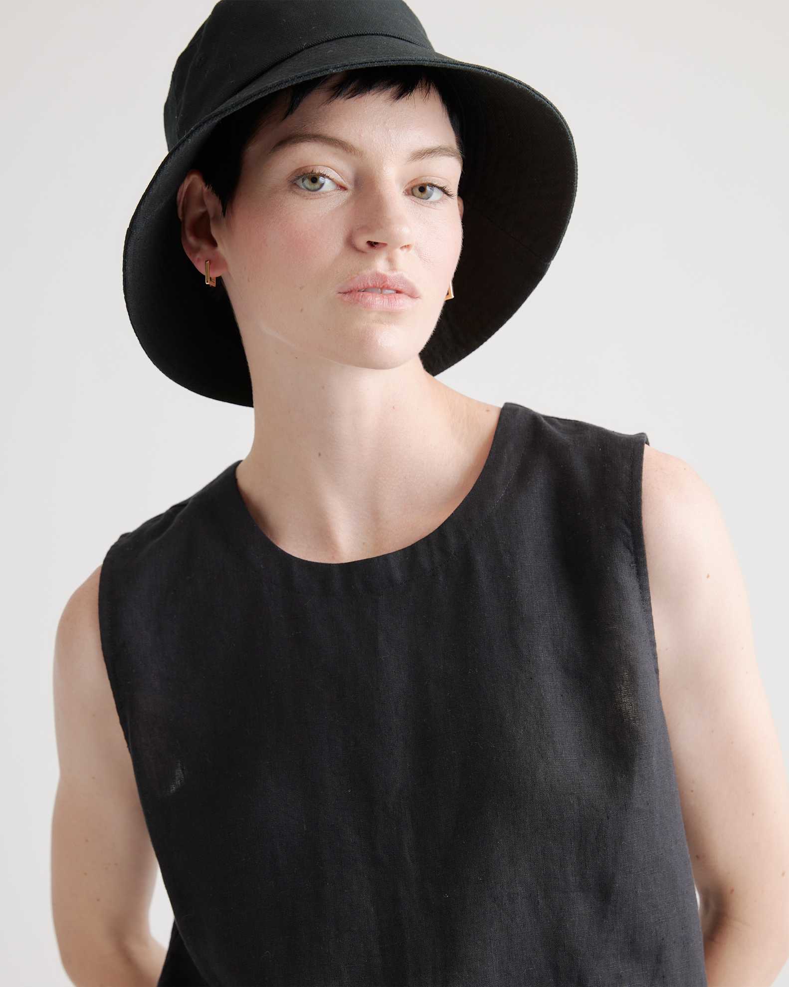 Women's Linen Tank Top - A New Day Women's Linen Tank Top - A New Day