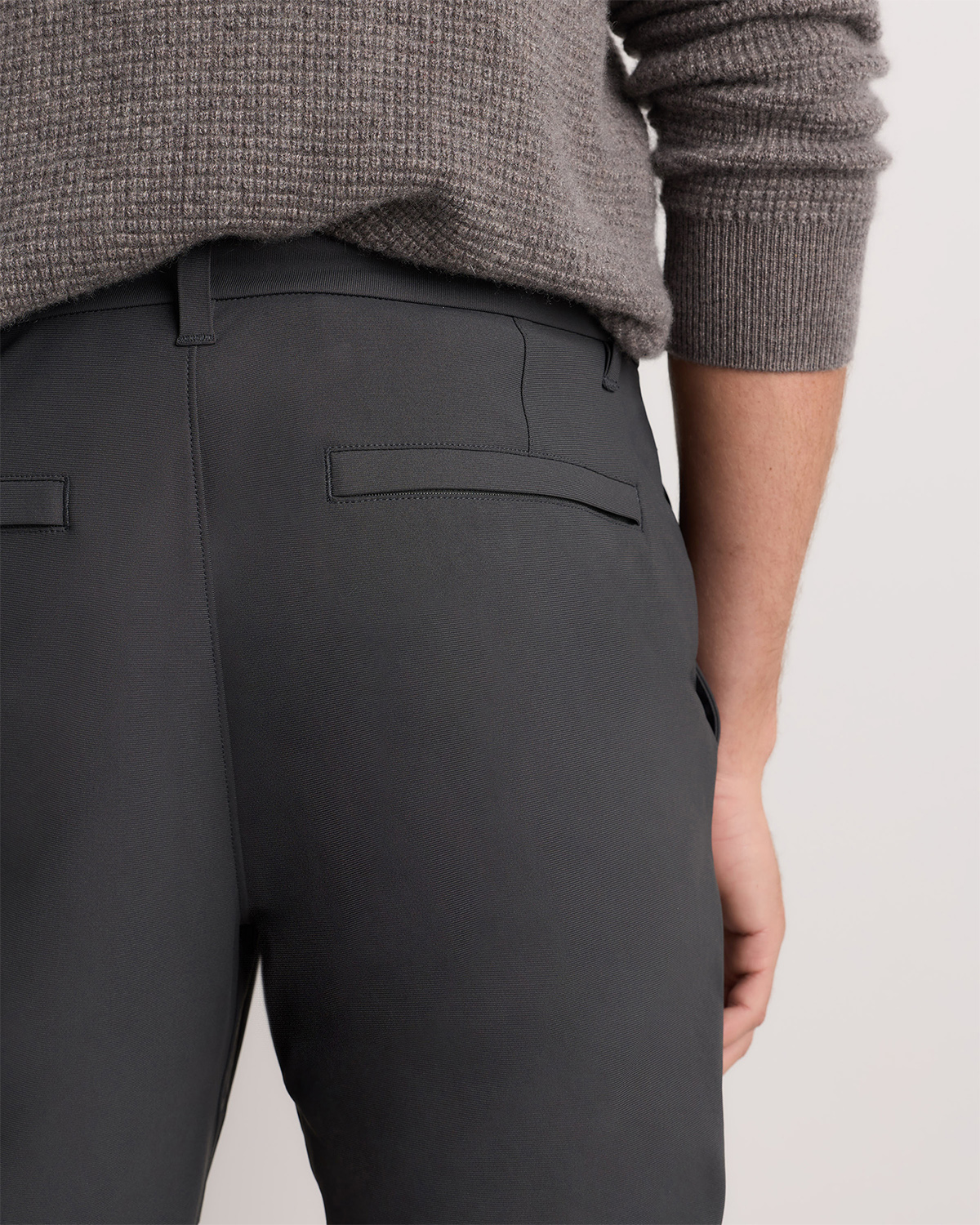 Mens Ultimate Commuter Pant - Slim Fit in Steel Grey