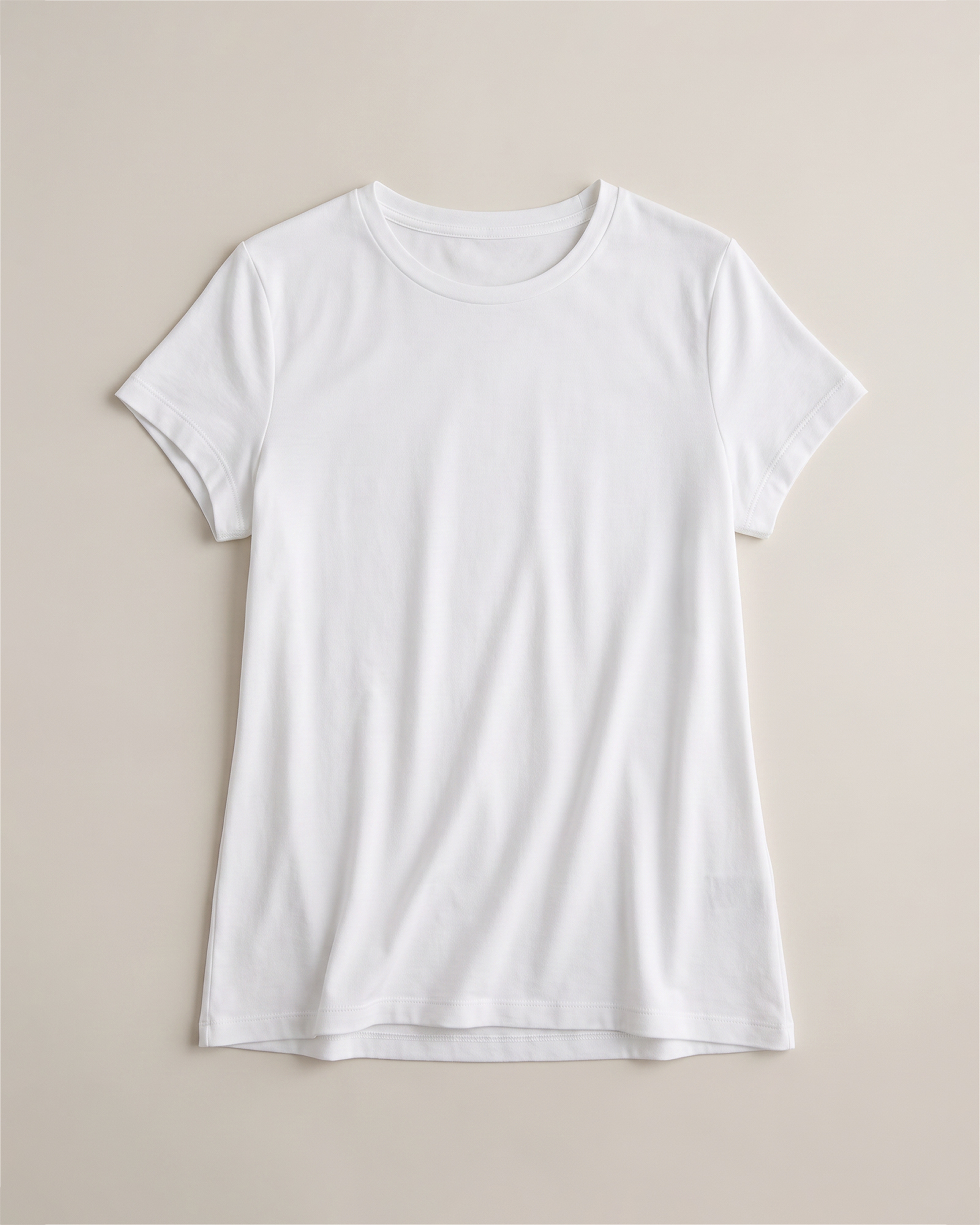 Cotton Modal Crew Neck Swing Tee