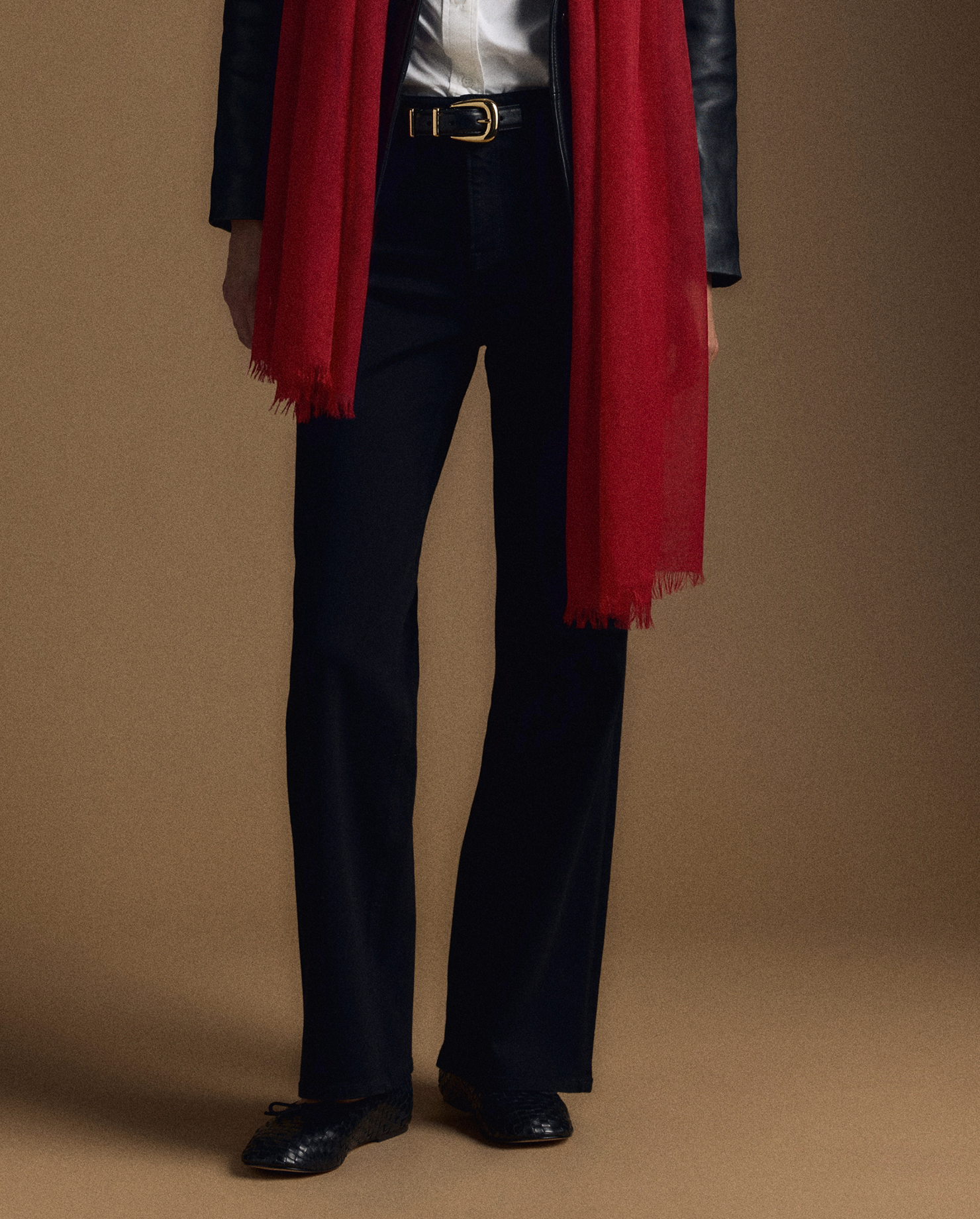 Black Bella Stretch Wide Leg Jeans