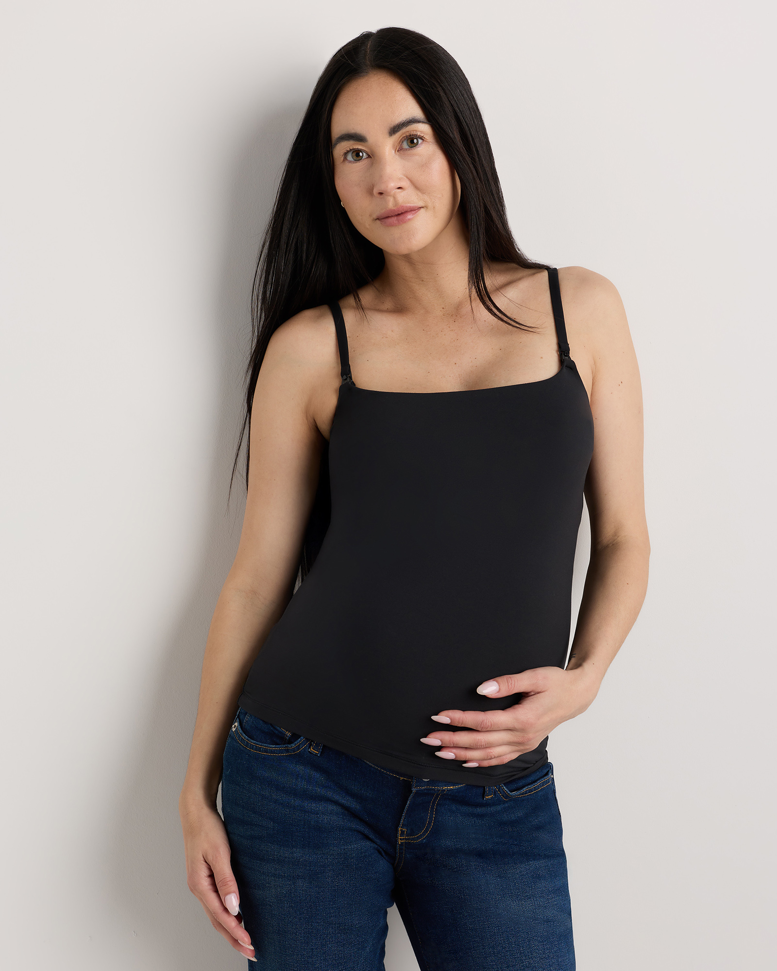 Black Second Skin Nursing Tank (2-pack)