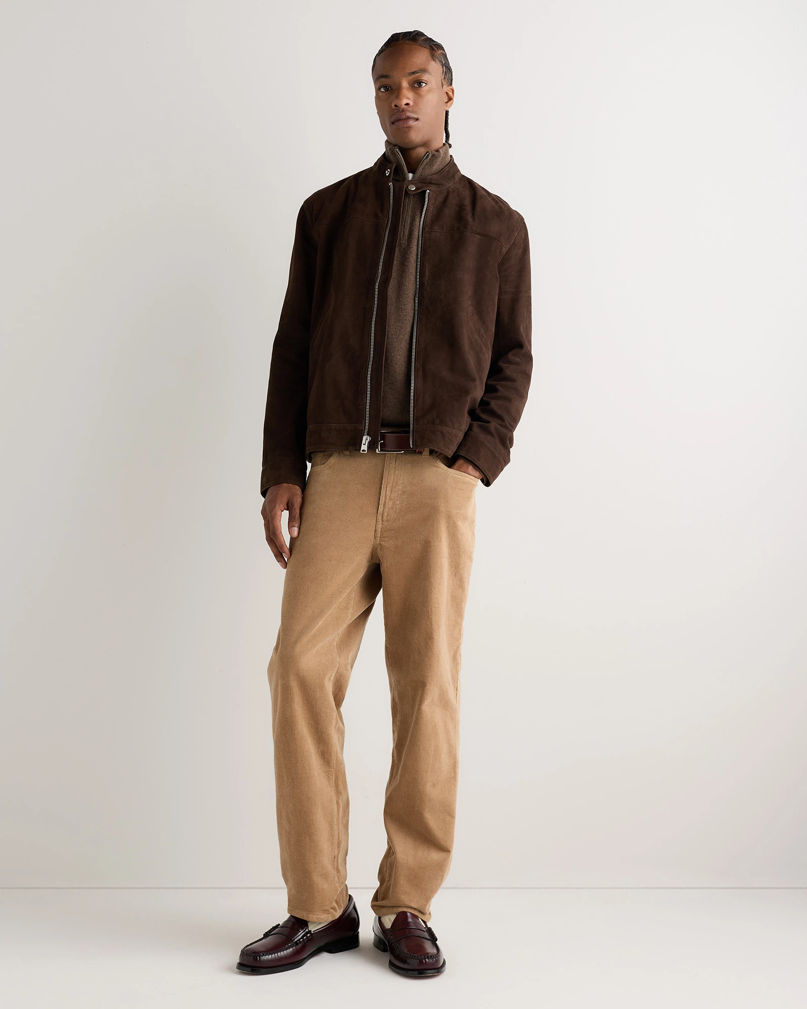 Organic Stretch Corduroy 5-Pocket Pants