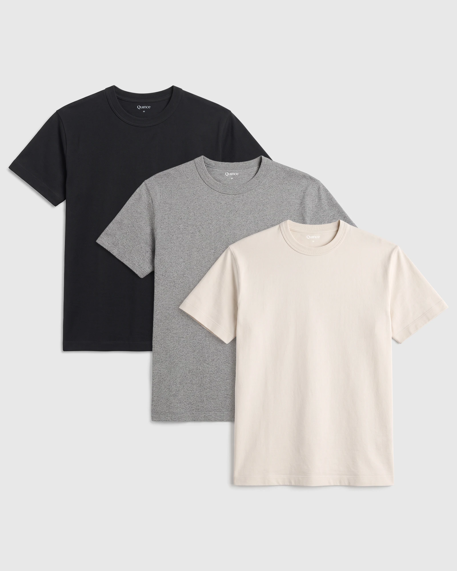 100% Organic Cotton Heavyweight Tee 3 Pack Bundle
