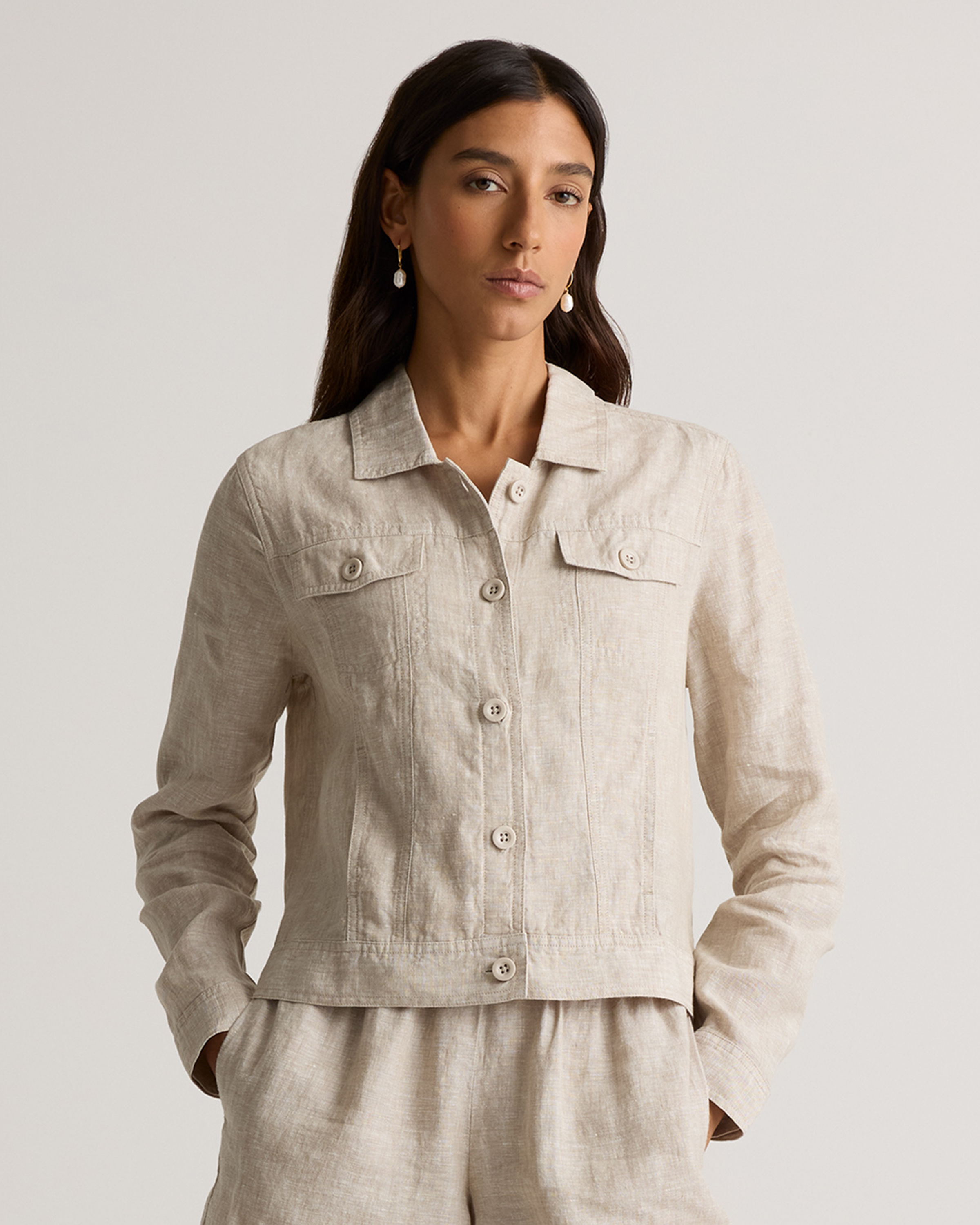 Flax 100% European Linen Jacket