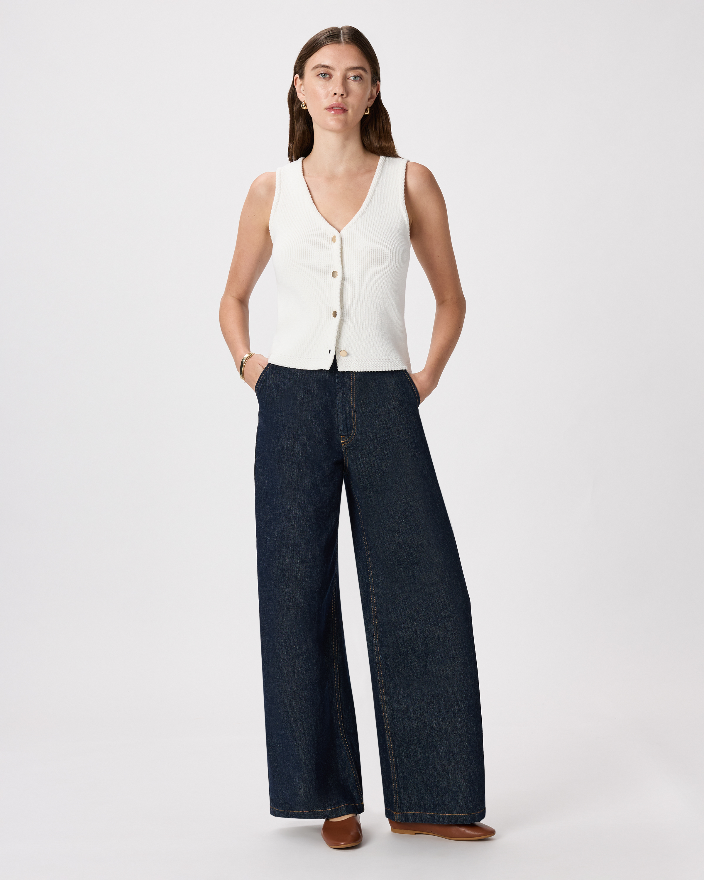 100% Organic Cotton Sweater Vest Tank