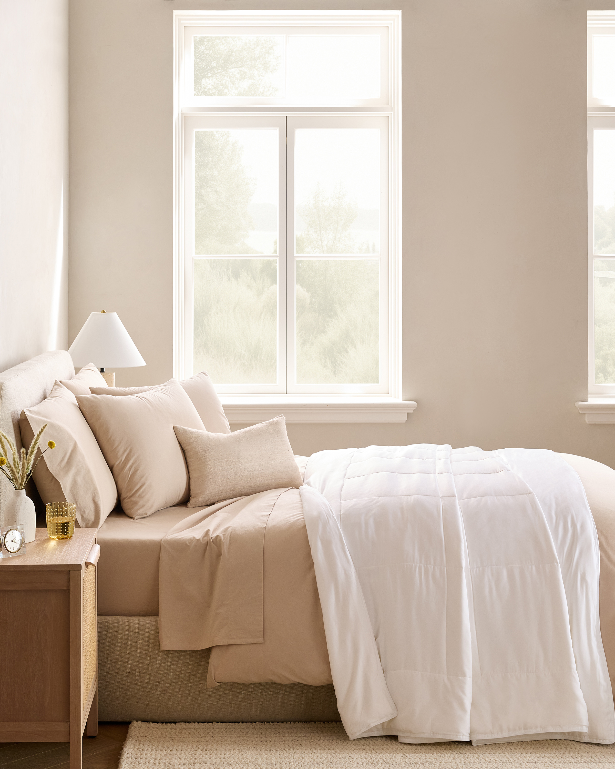 White Bamboo Comforter