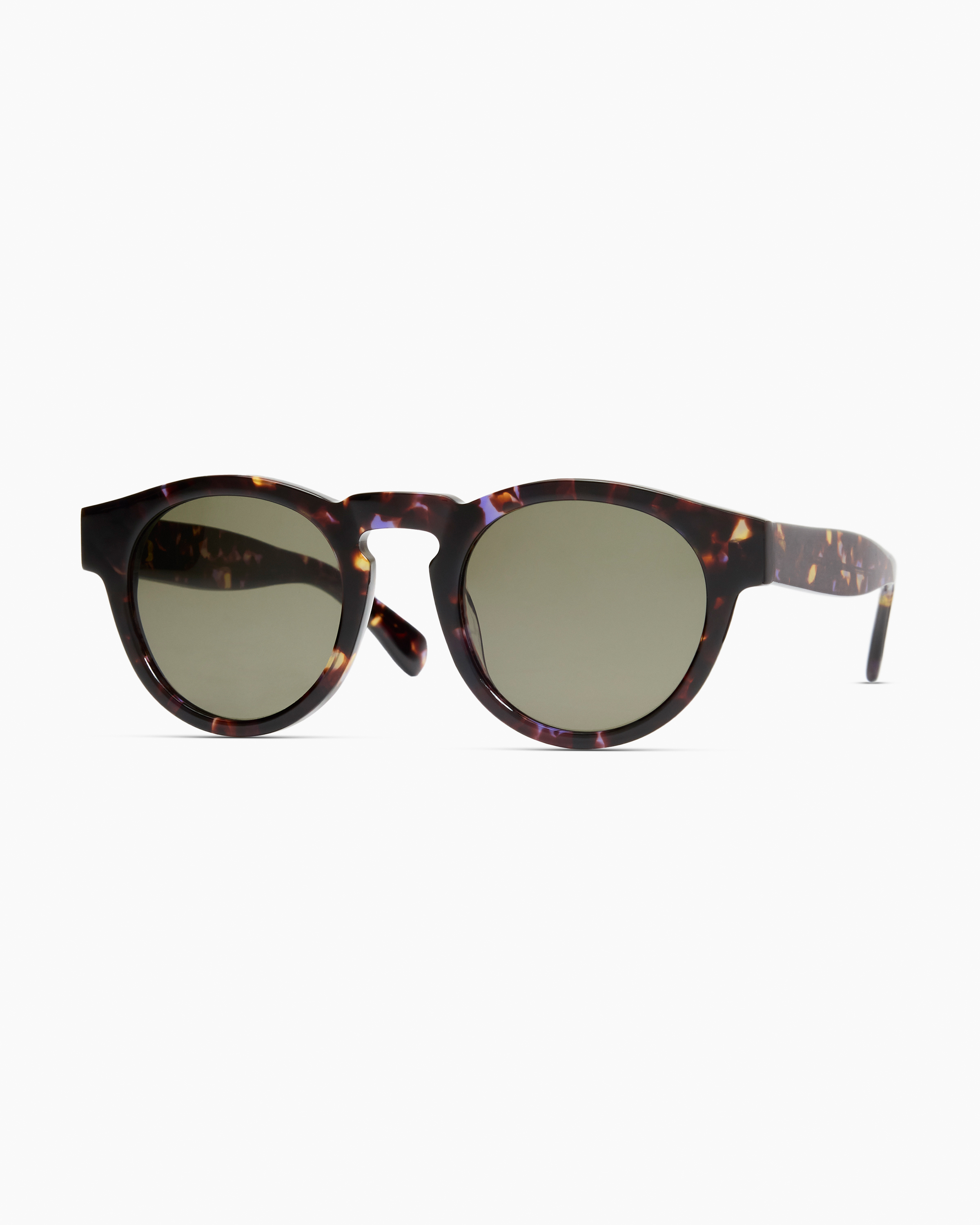 Tuscon Polarized Acetate Sunglasses in Amethyst Tortoise  display picture 1