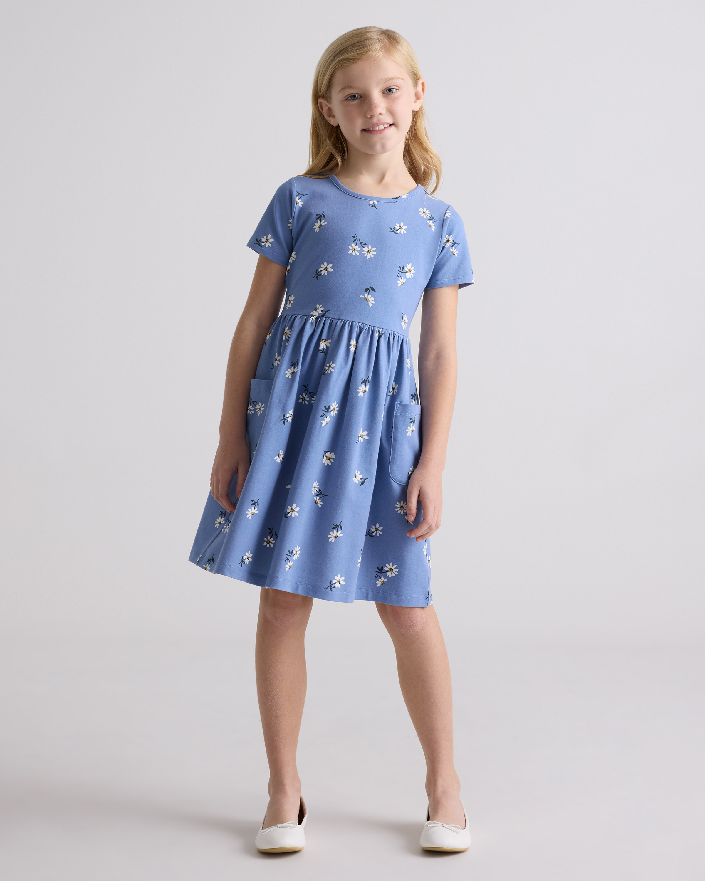 white christmas dresses Organic Mini Dress / Coral Rose main image 0