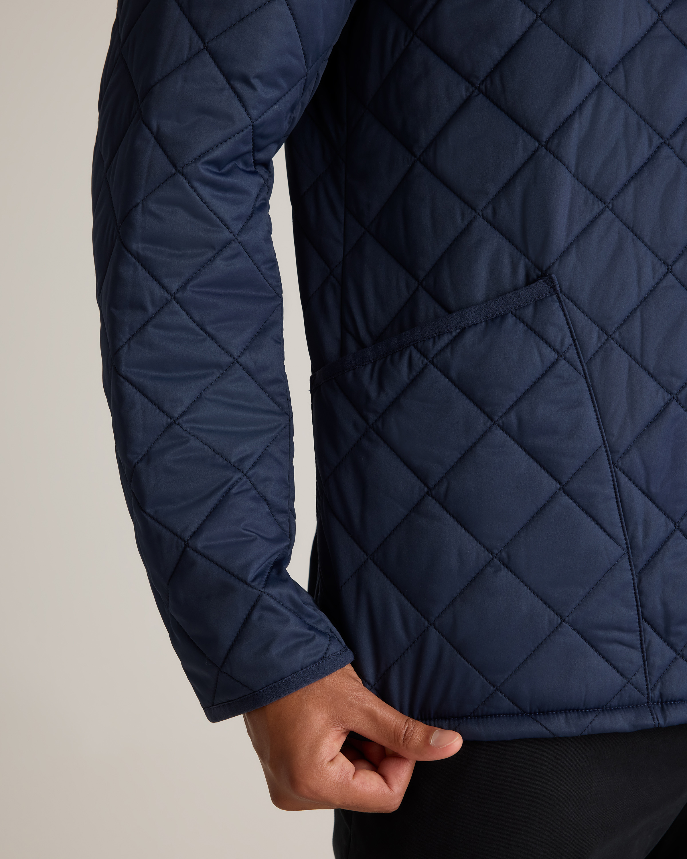 ジャケット・アウター CLANE QUILTING NO COLLAR JACKET Women's Quilted Collarless Non-Closure Jacket | Women's