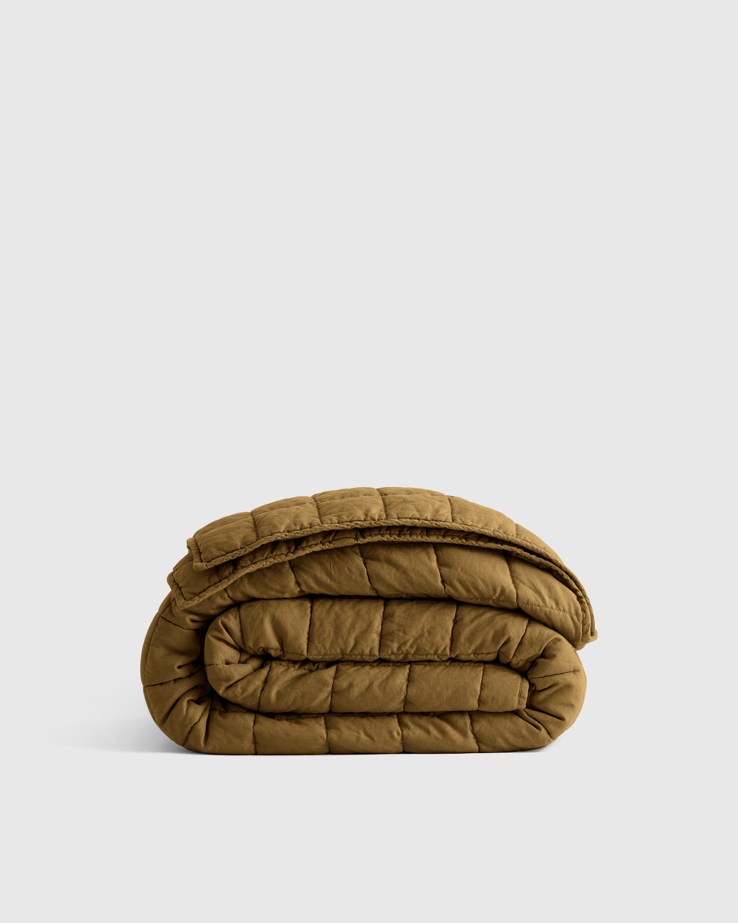 Tobacco European Linen Box Quilt