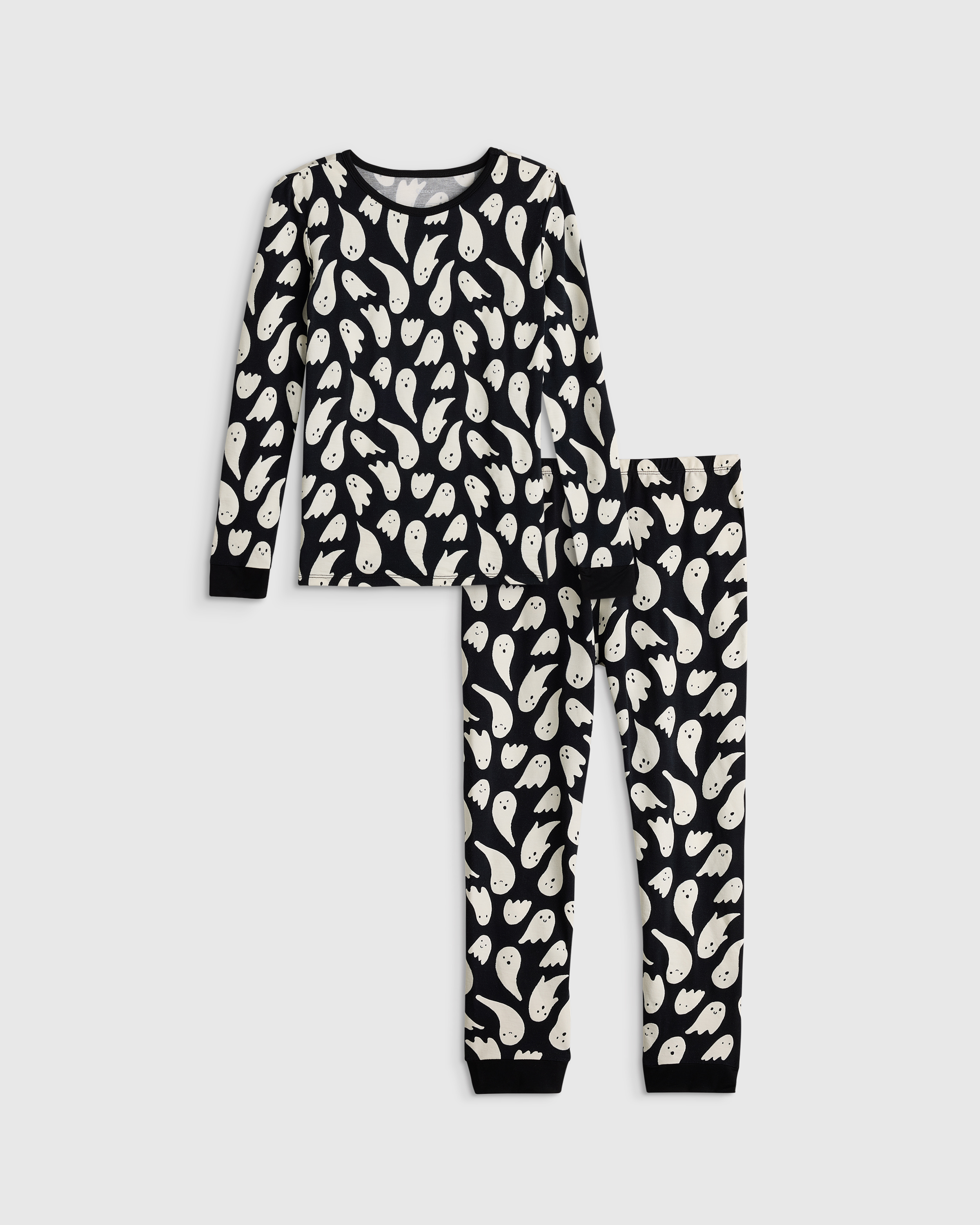Ghosts Bamboo Long Sleeve and Pant Pajama Set
