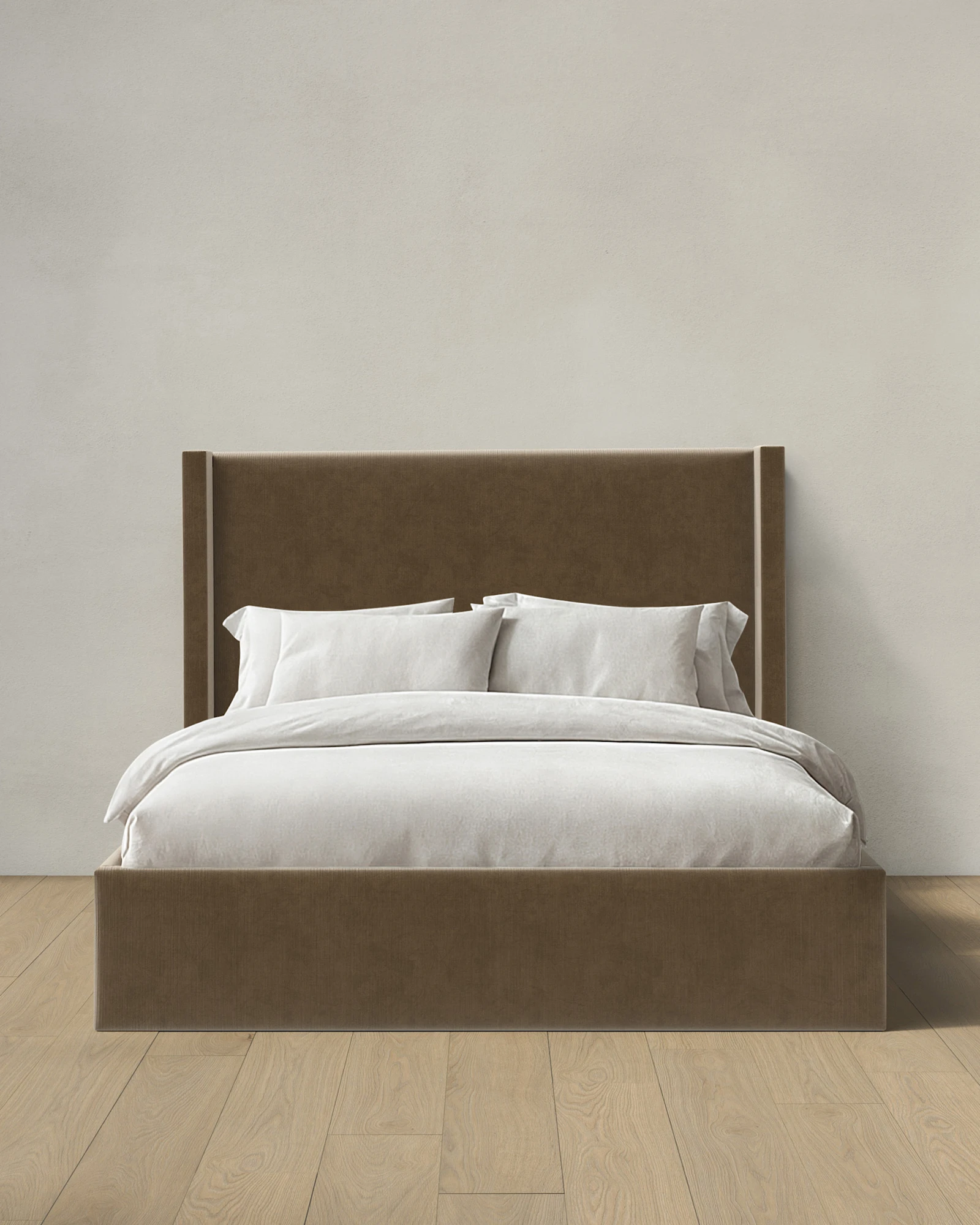 Performance Velvet Wingback Bed - 48"