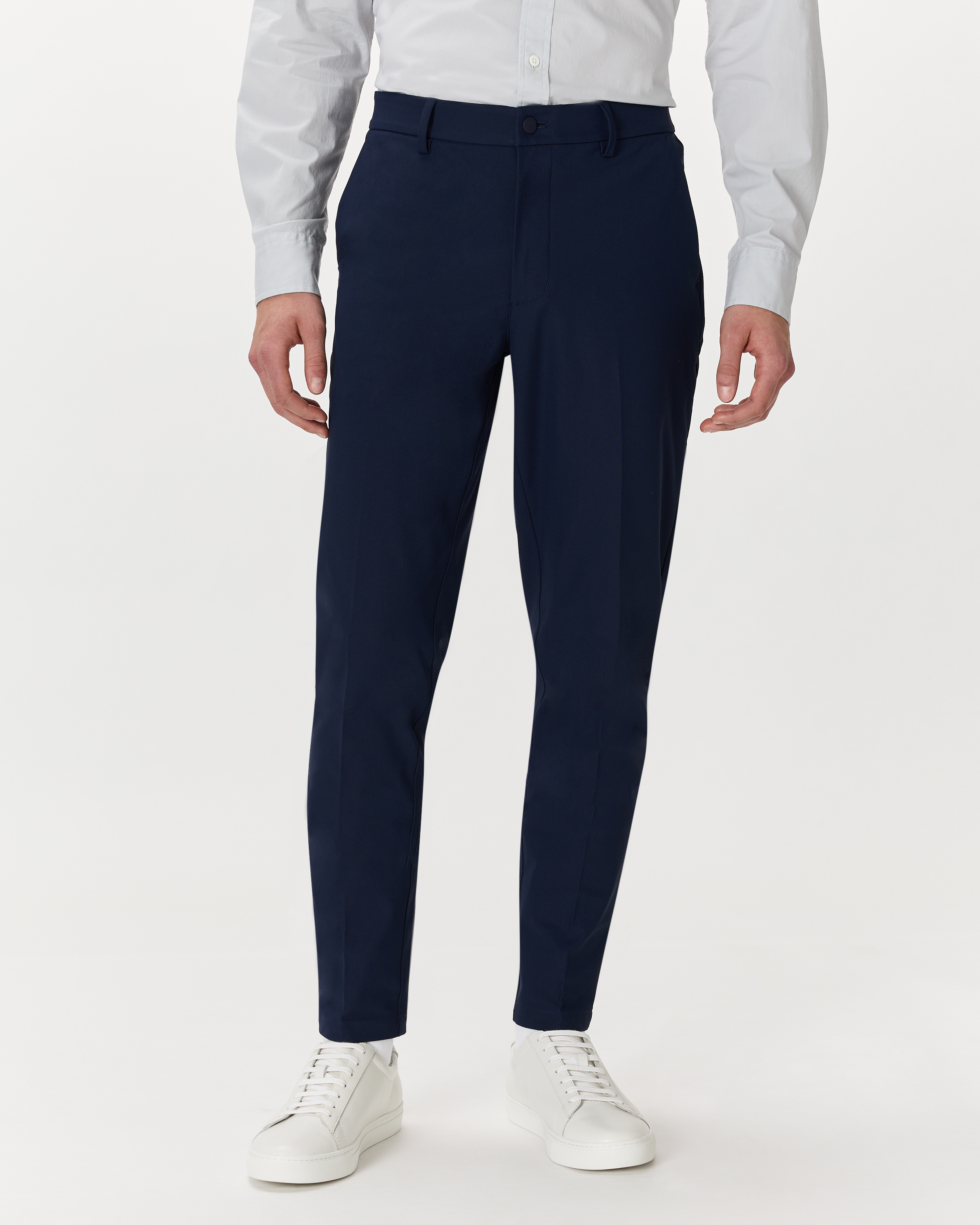 Quince Men's Performance Stretch Technical Dress Pants In Blue