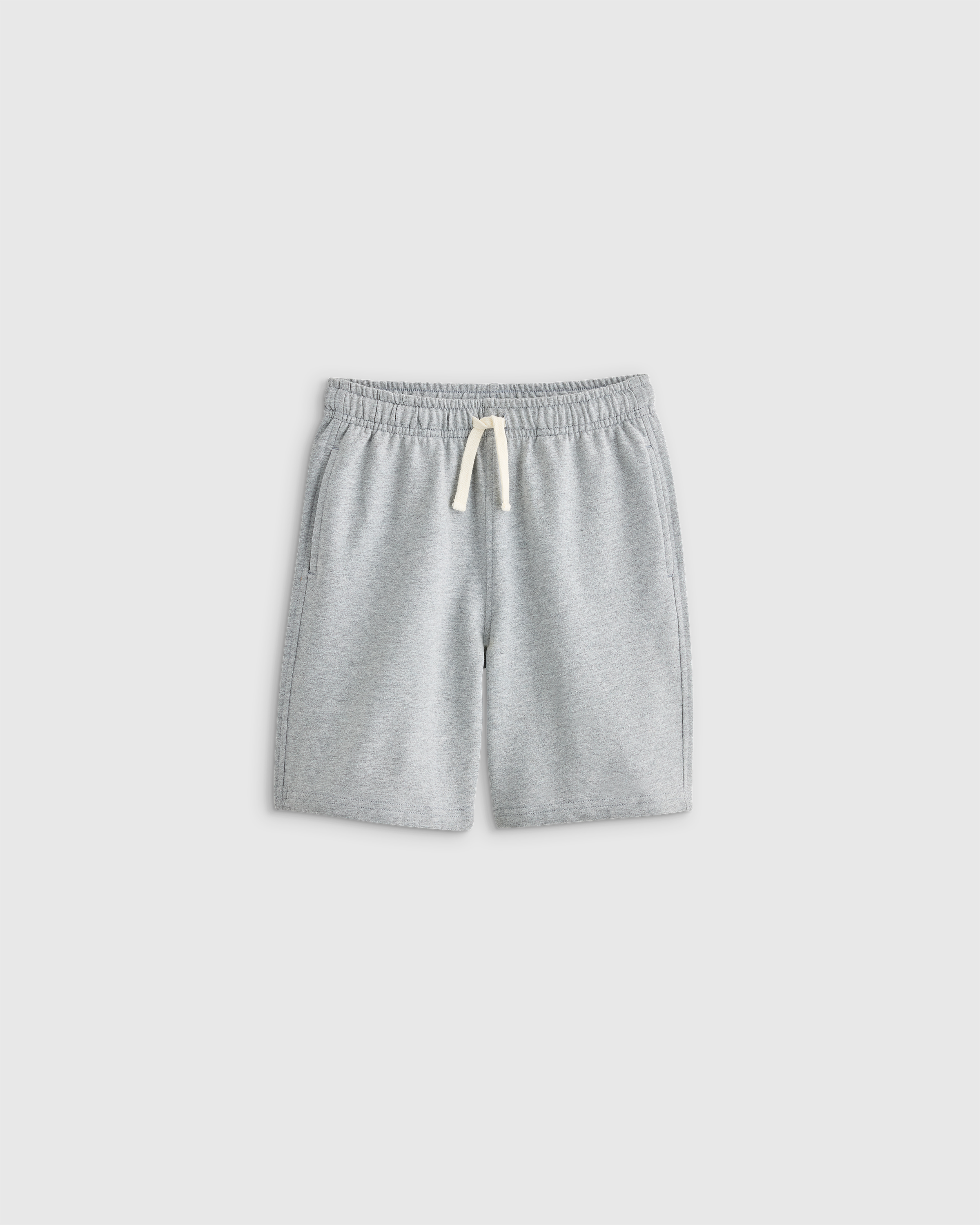 Heather Grey 100% Organic Cotton French Terry Short