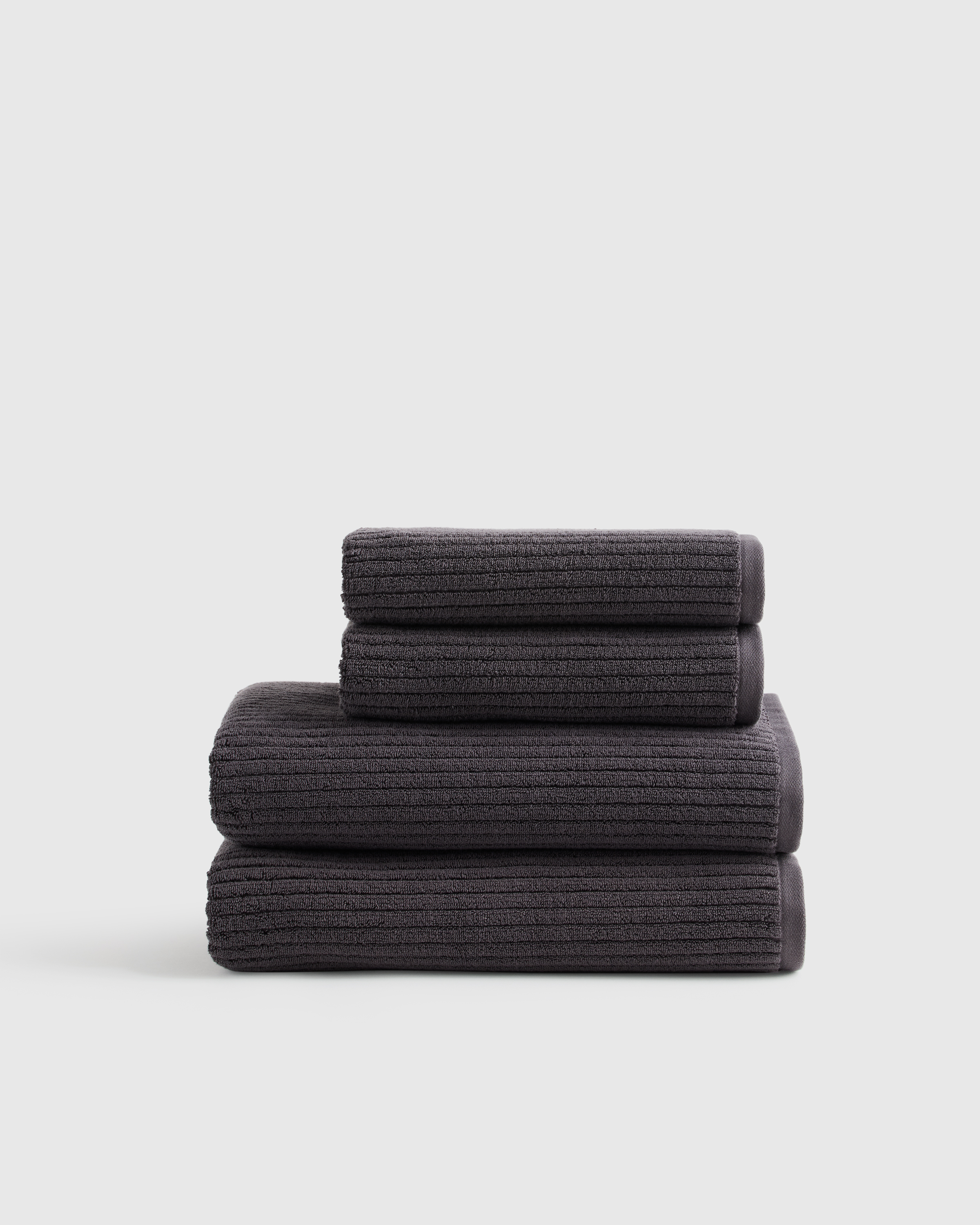 Ribbed Organic Turkish Cotton Bath Bundle (4 pieces)