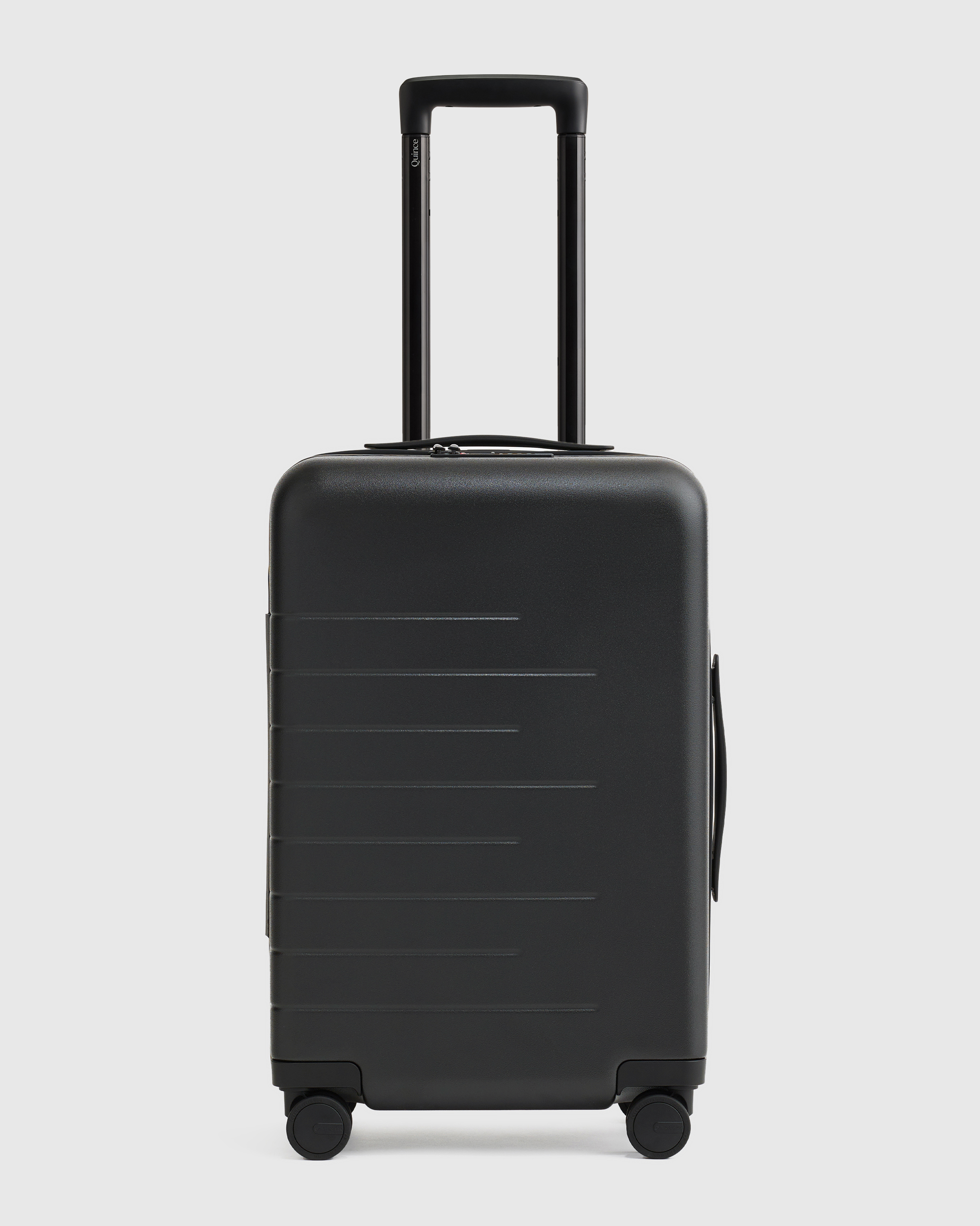 Black Expandable Small Carry-On Suitcase