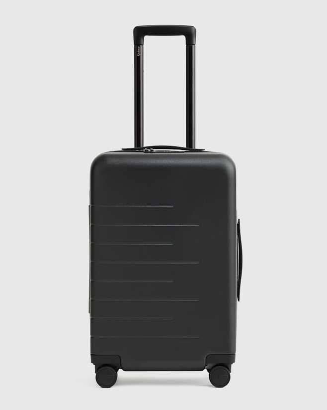 Black Expandable Small Carry-On Suitcase
