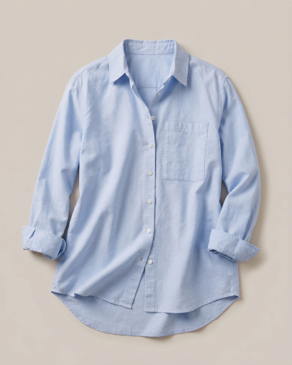 Organic Cotton Relaxed Oxford Shirt