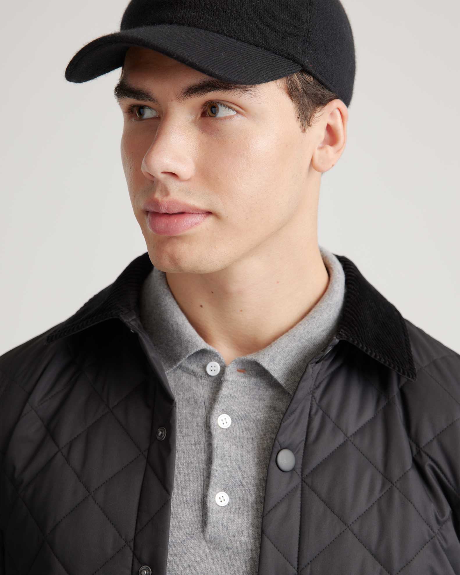 Logoless Cashmere Baseball Cap