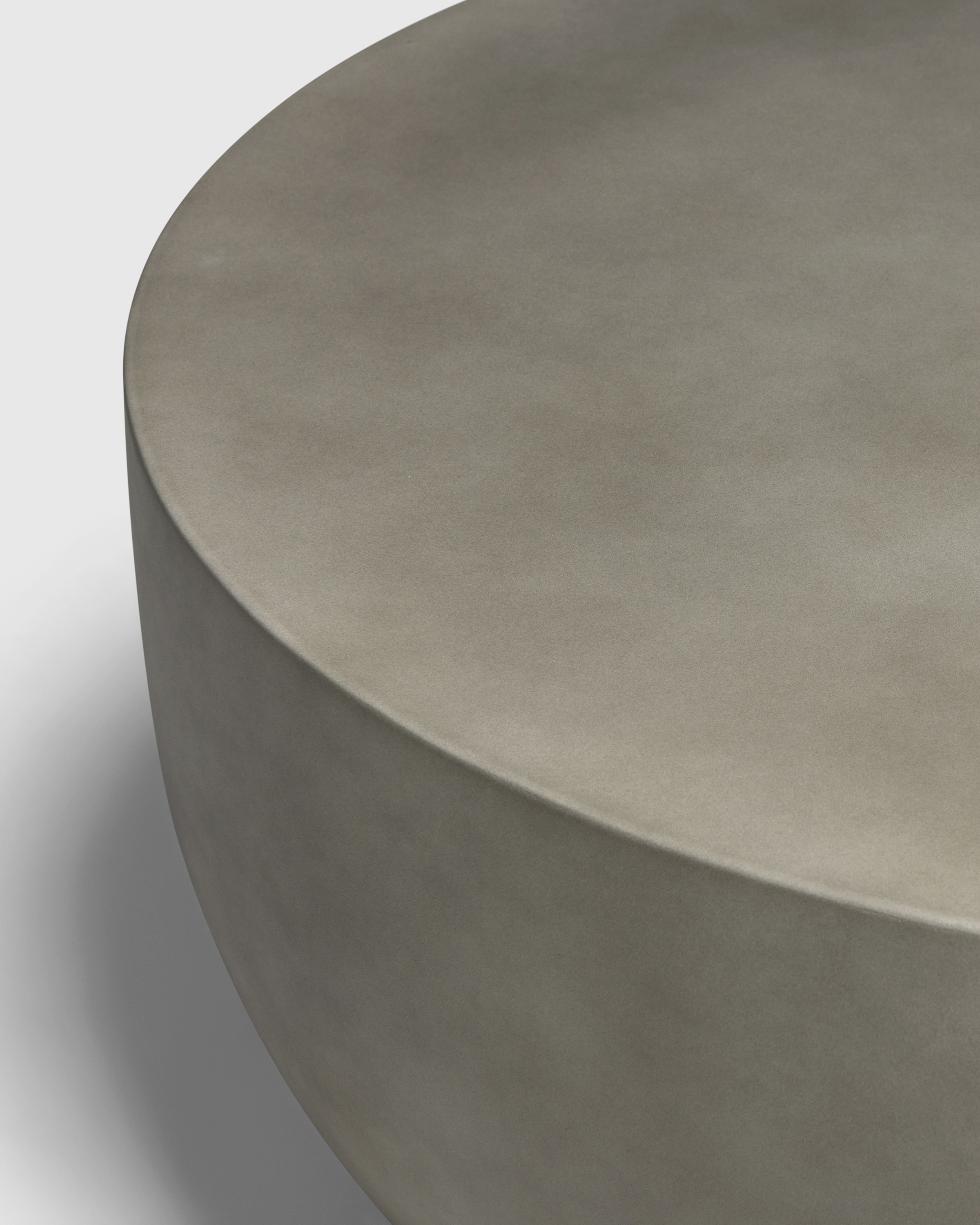 Concrete Drum Outdoor Coffee Table - thumbnail 3