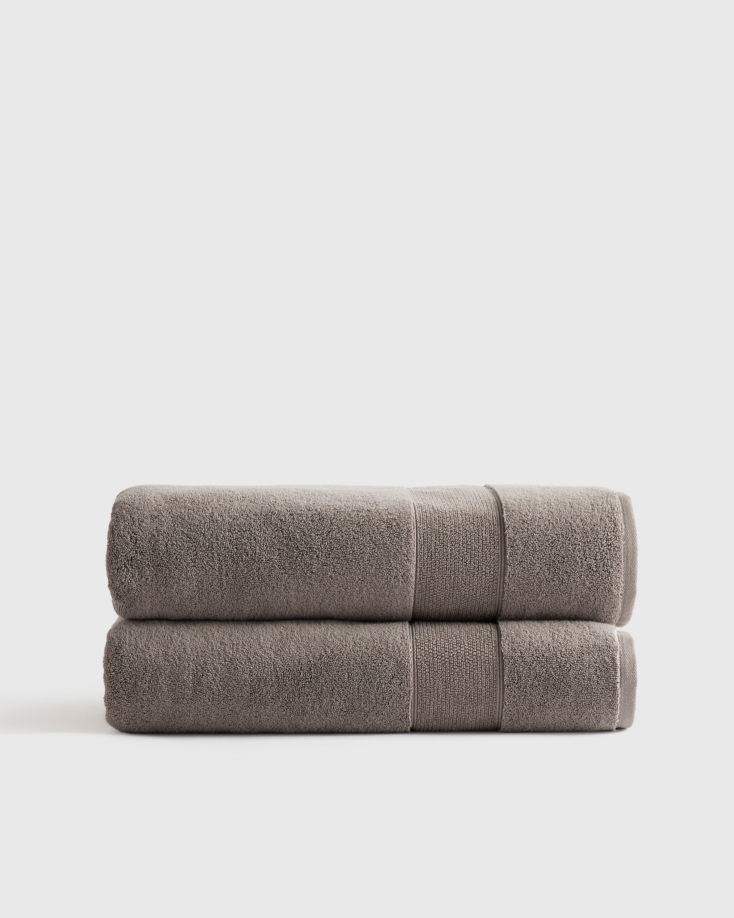 Heather Brown Classic Organic Turkish Cotton Bath Sheet (Set of 2)