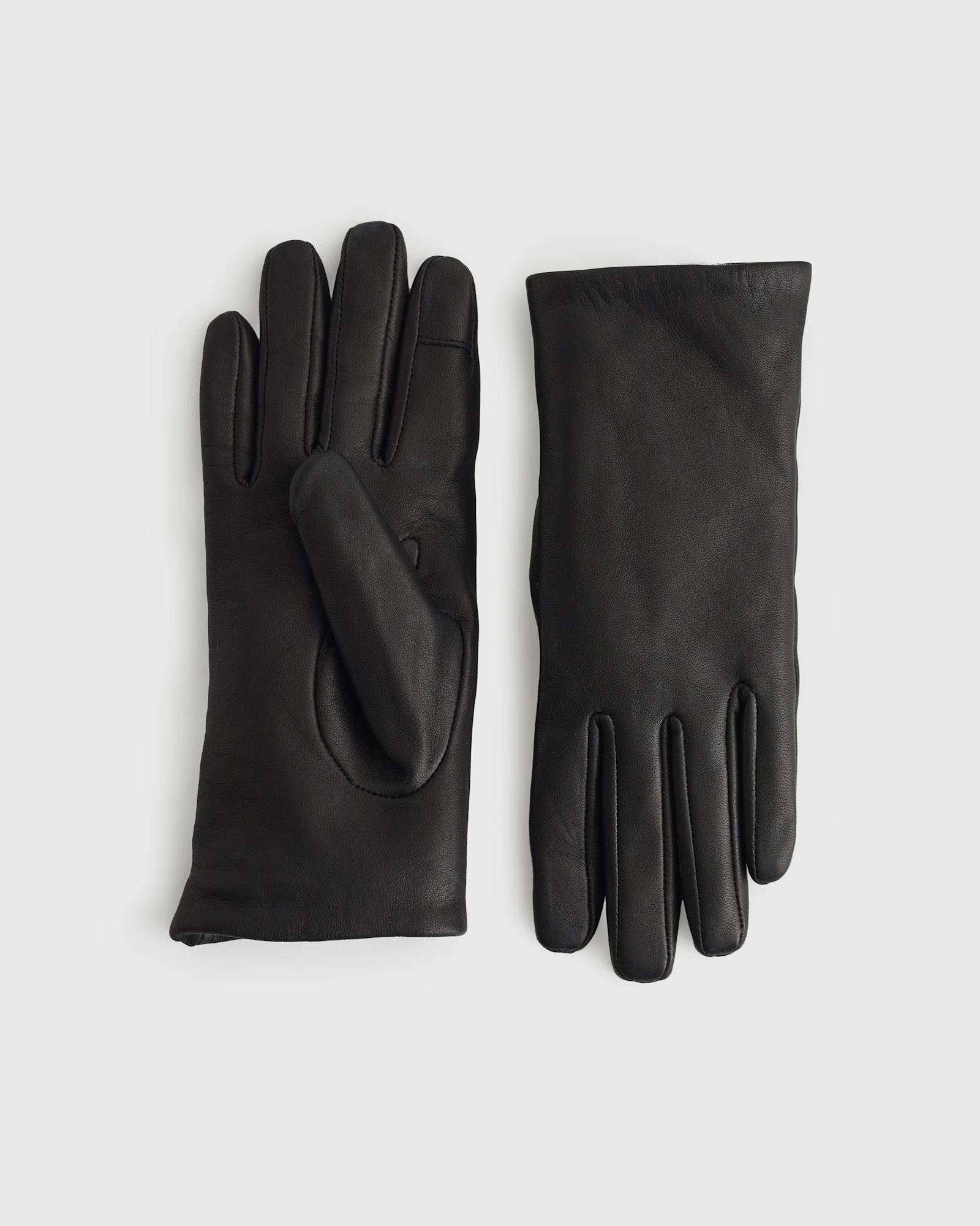 Women's Cashmere Lined Leather Gloves
