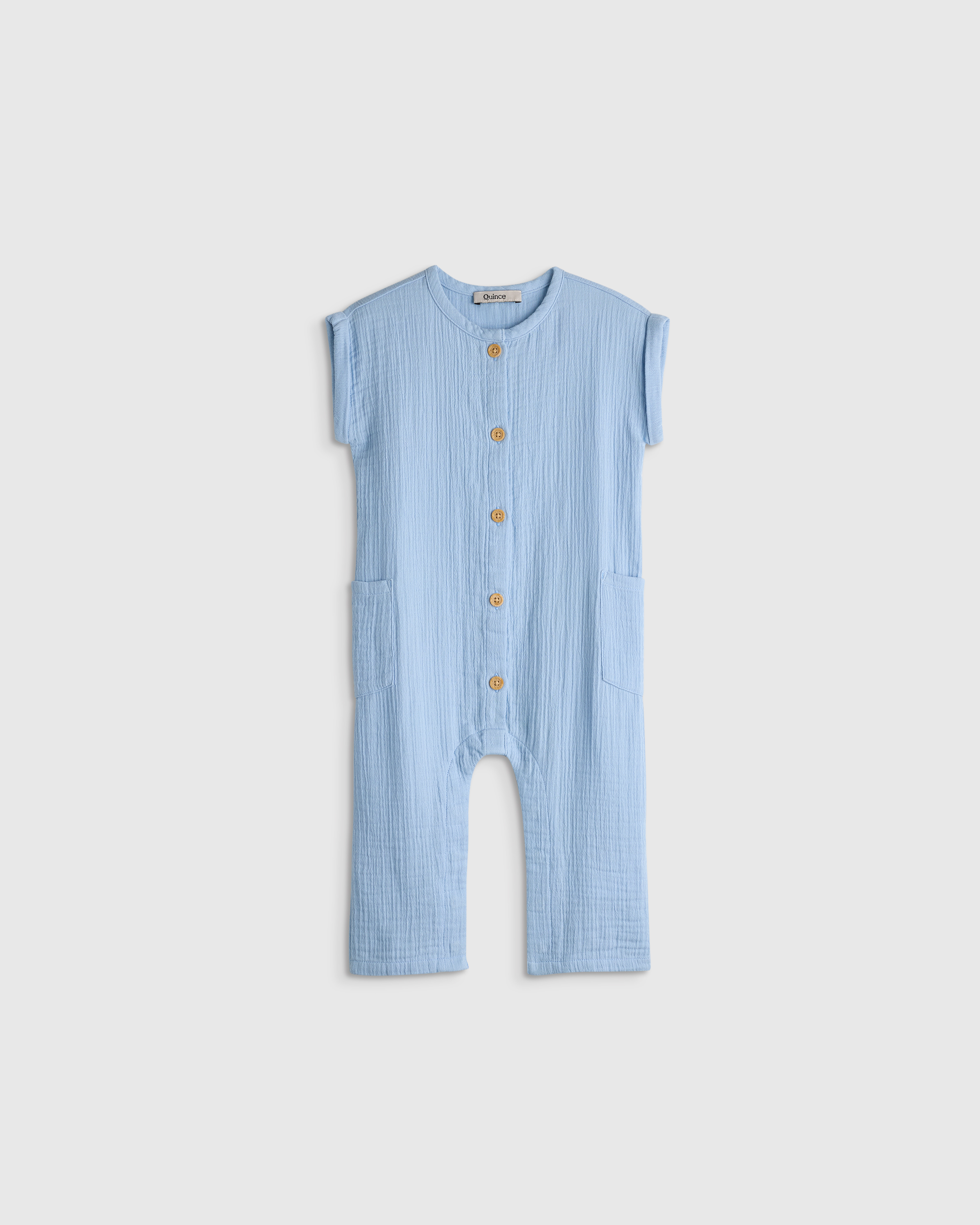 Ocean Breeze 100% Organic Cotton Gauze Romper