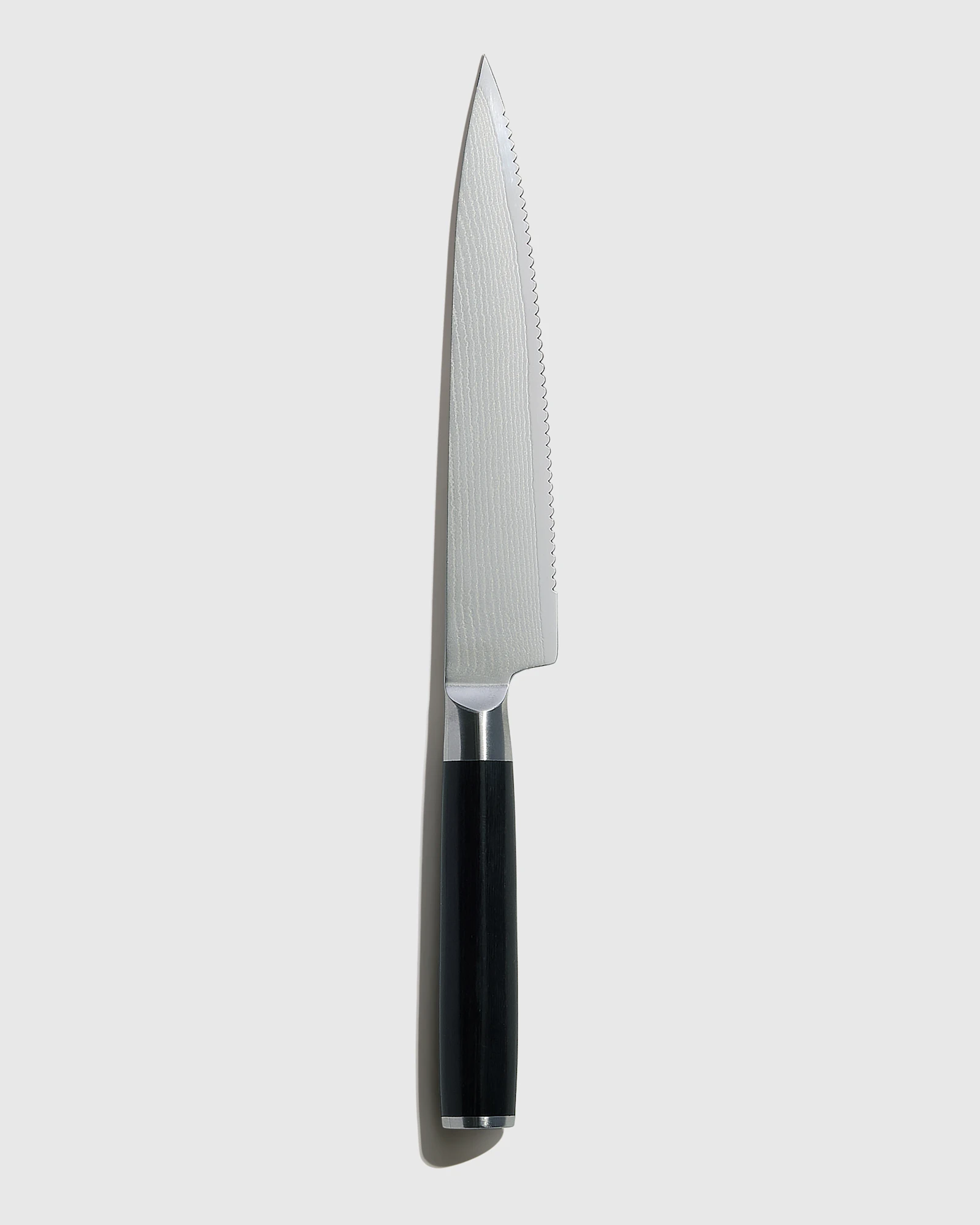 Japanese Damascus Steel 6" Serrated Utility Knife