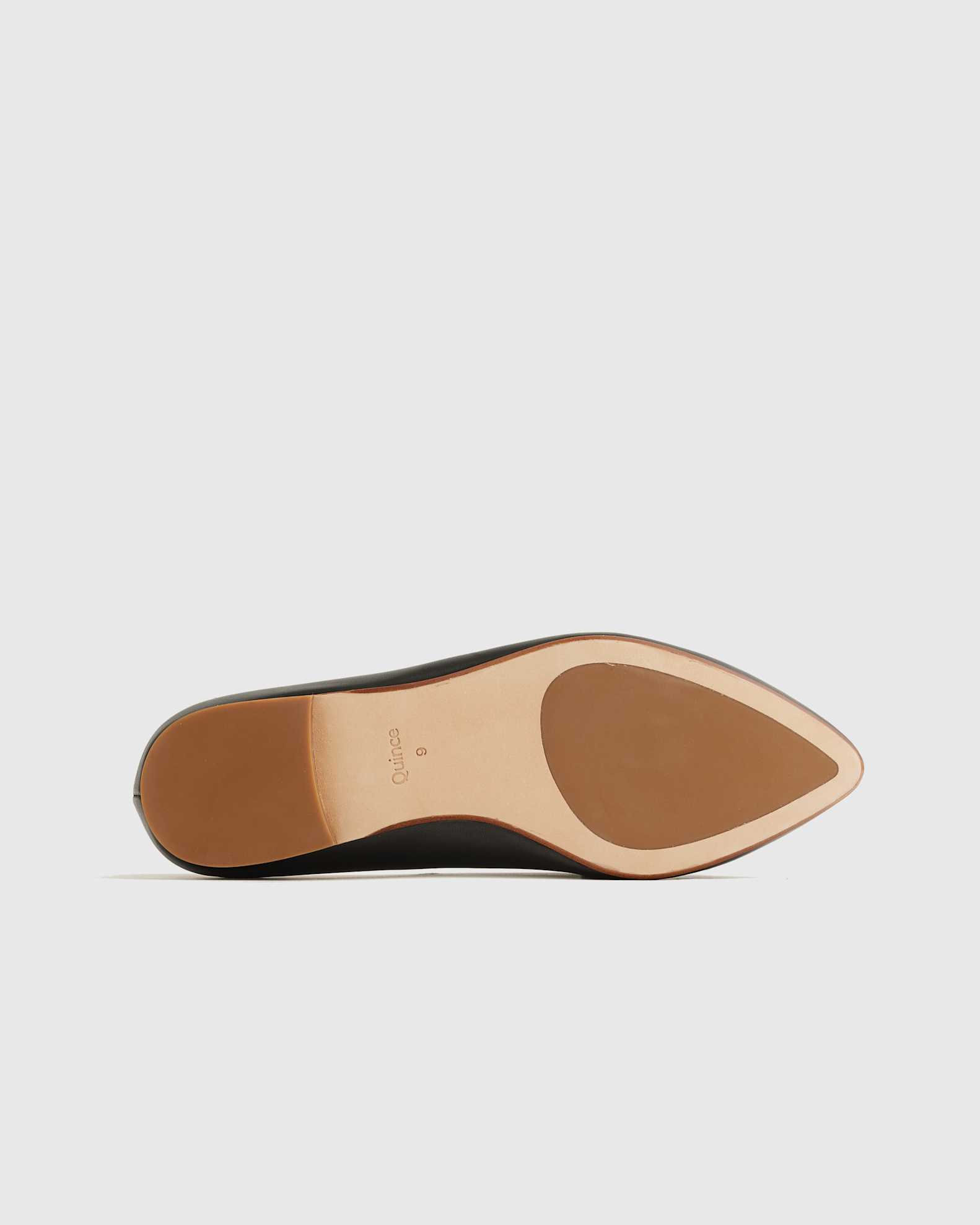 100% Leather Huarache Flat