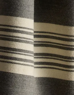 Heather Grey/Ivory Stripe