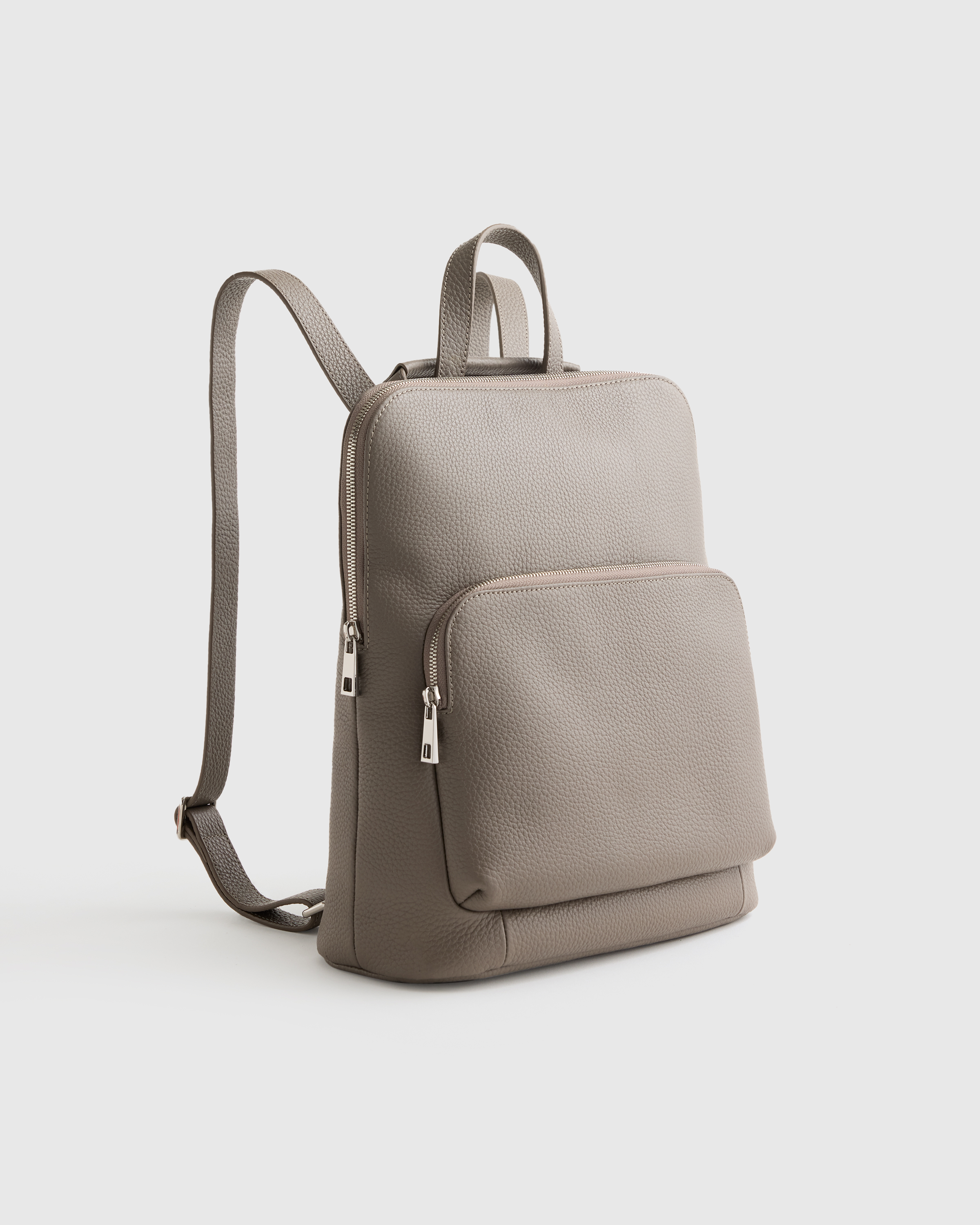 Italian Leather Convertible Backpack - Thumbnail 4