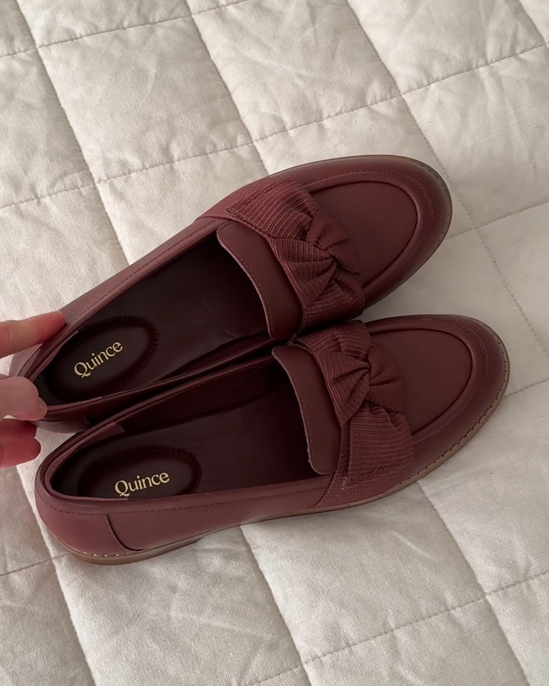 QID34797 FOOT ITALIAN-LEATHER-BOW-PENNY-LOAFER4788 Wine VICTORIA-SCHNEIDER AT JP FOOTWEAR--LEATHER4x5