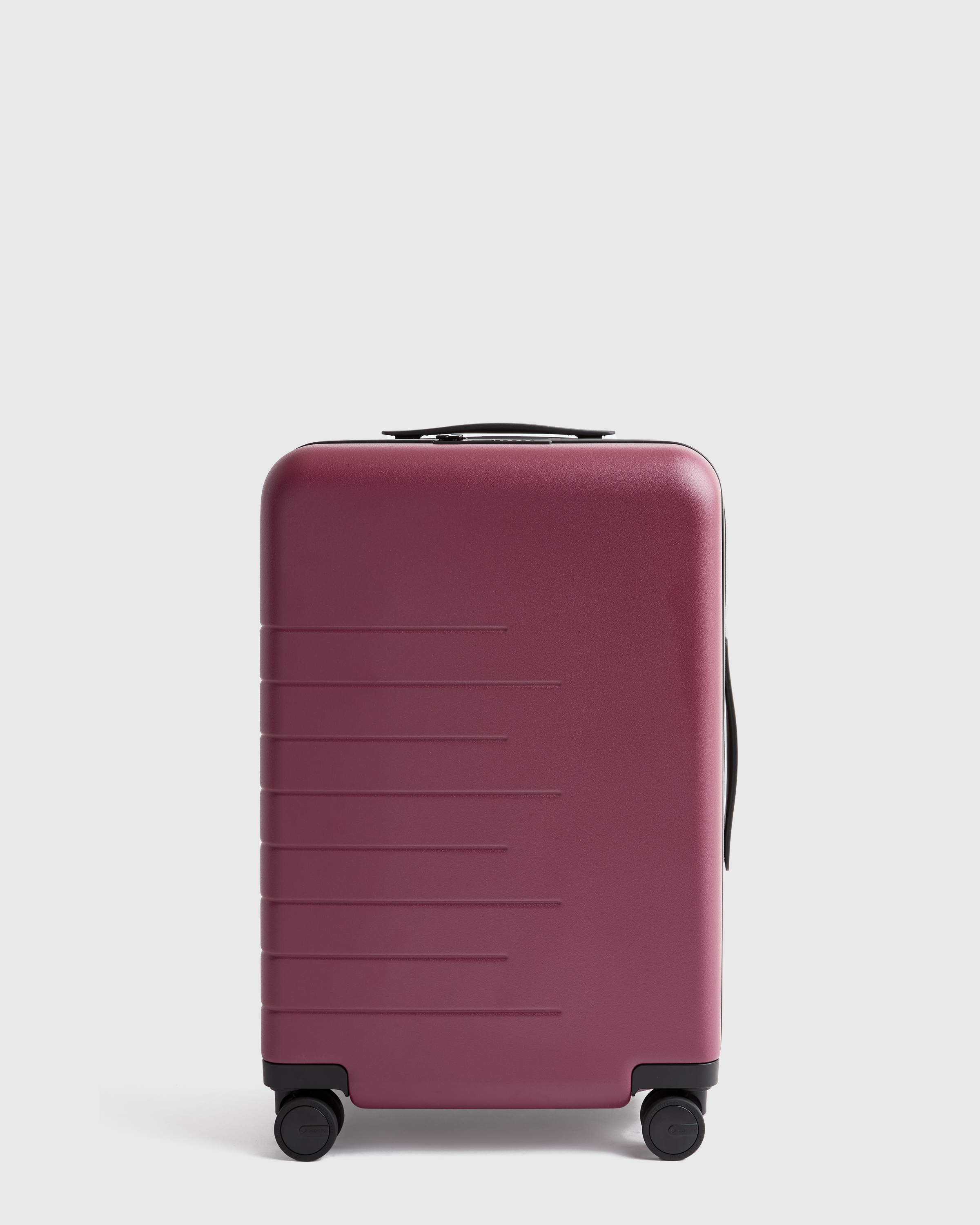 Quince Expandable Carry-on Hard Shell Suitcase 21" In Wine