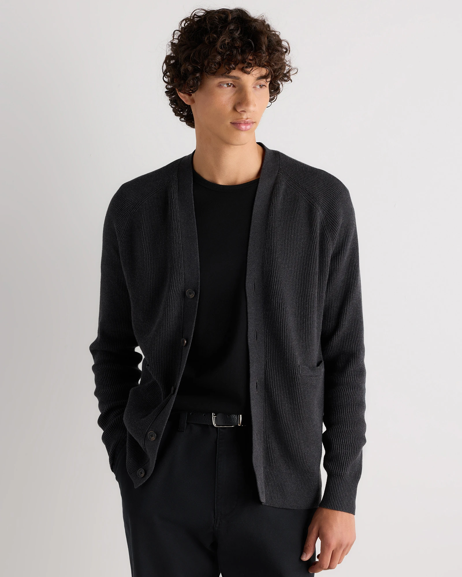 100% Organic Cotton Cardigan Sweater
