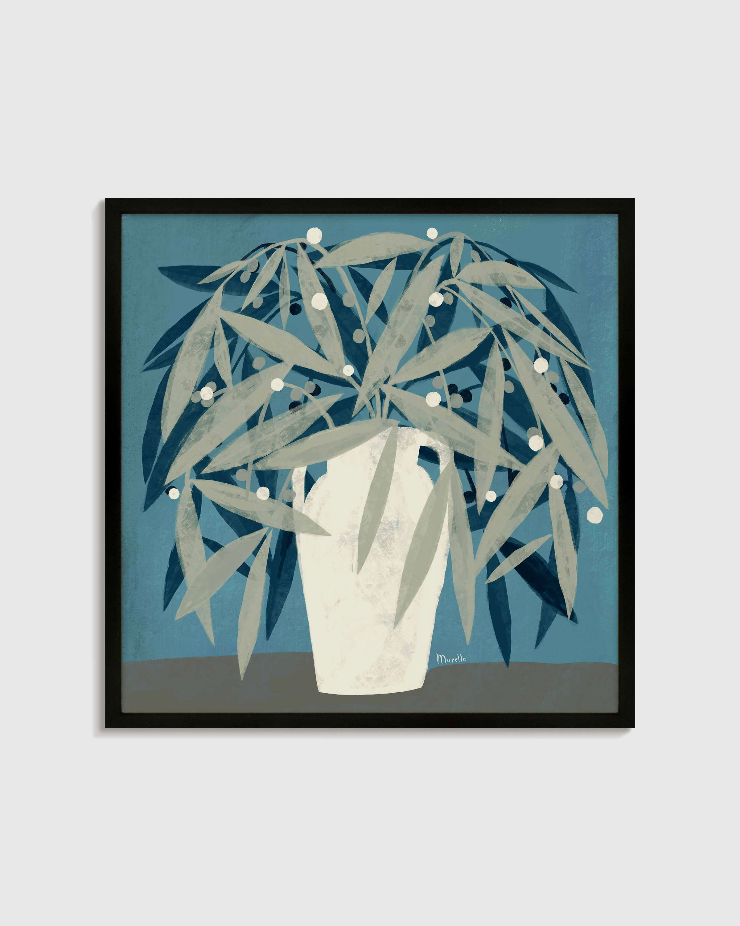 Black Blue Plant by Marco Marella