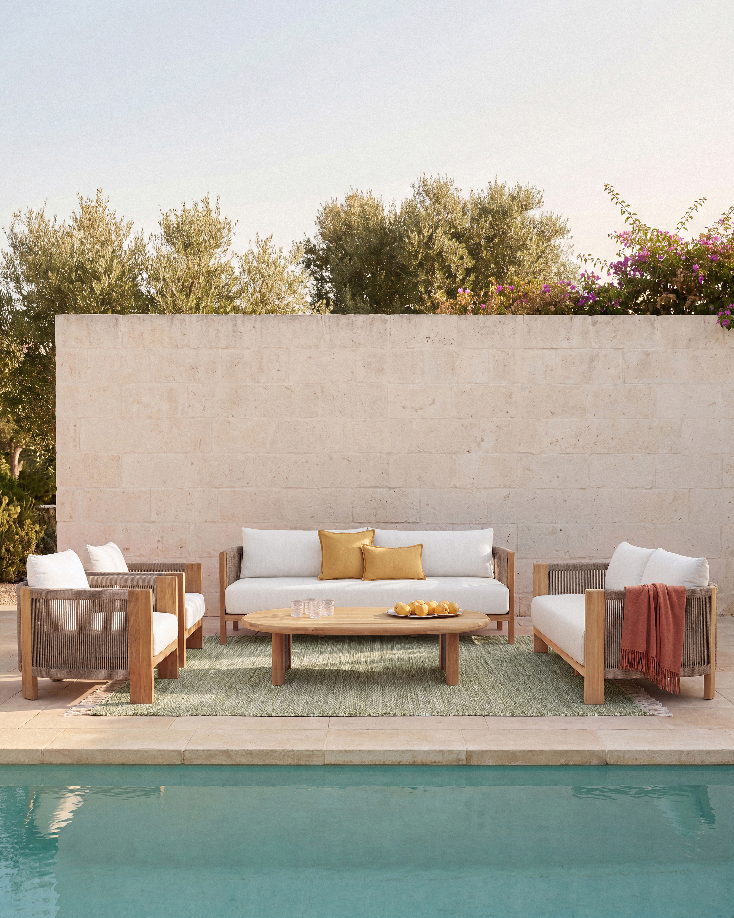 Curved-Teak-and-Rope-Outdoor-Sofa-Sets
