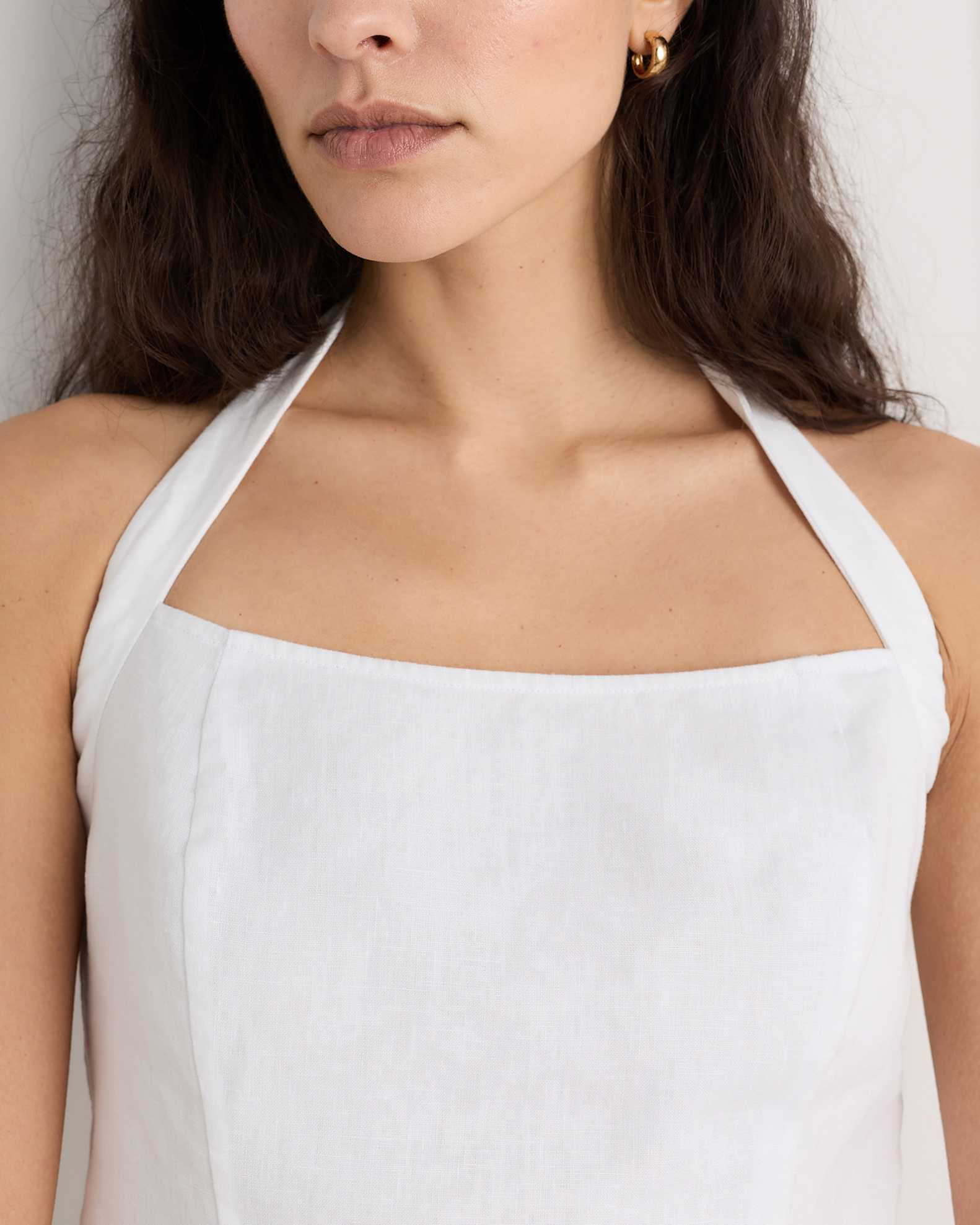 100% European Linen Tank