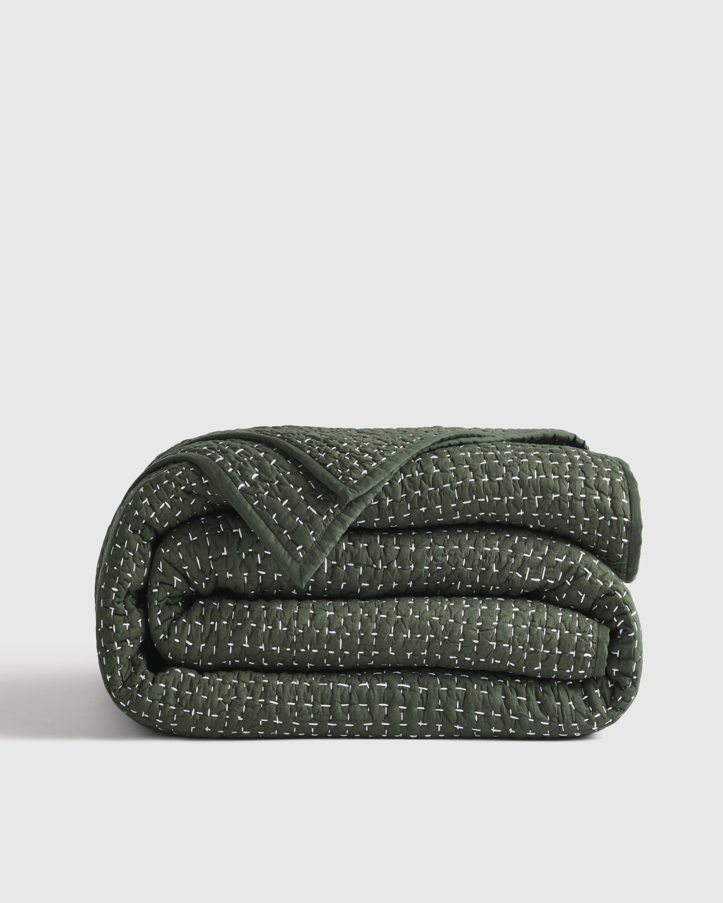 Pine Organic Cotton Hand Stitched Quilt