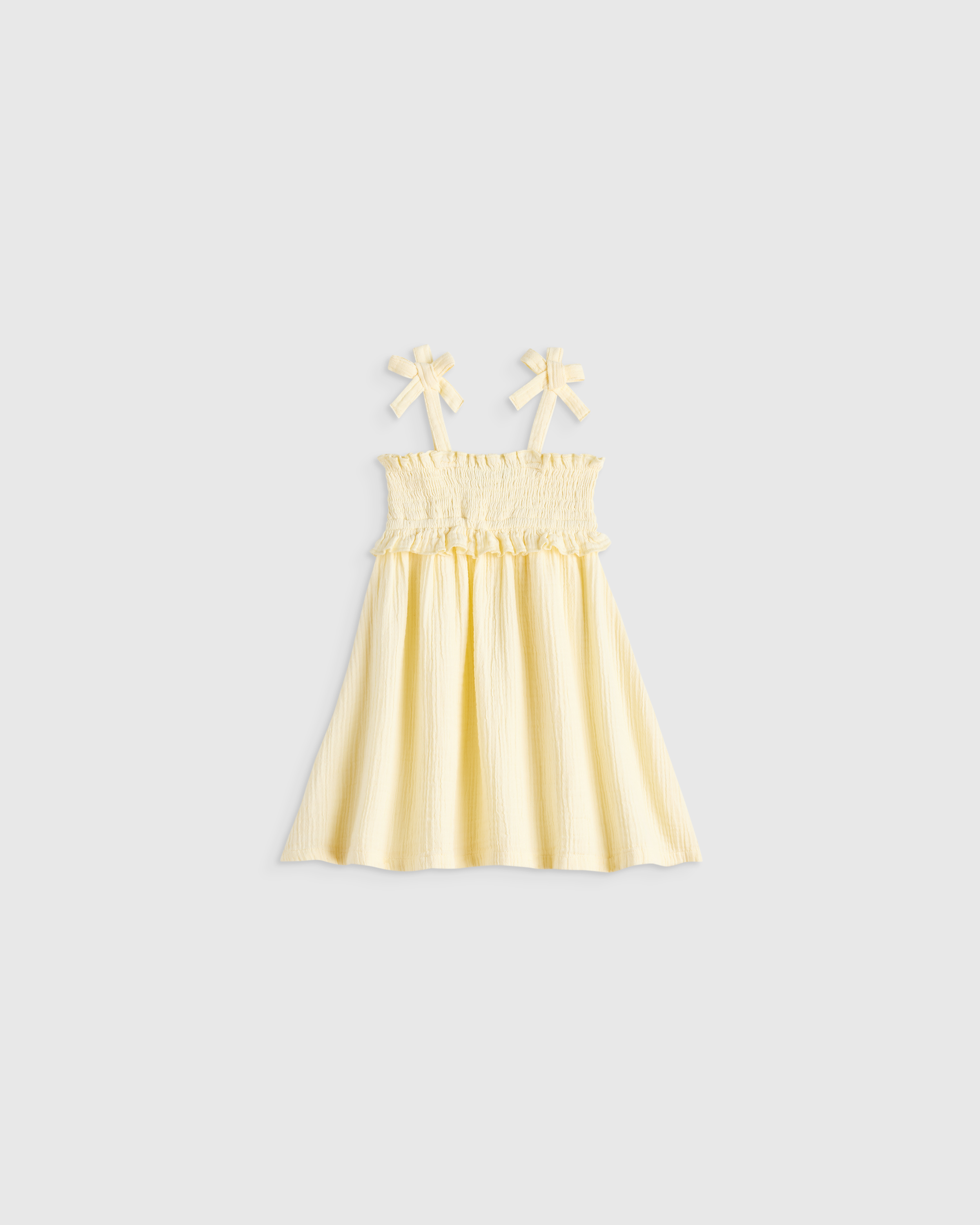 Almond Cookie Robe en gaze de coton biologique sans manches pour filles