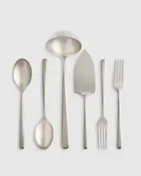 Gia Minimalist 6 Piece Serving Utensil Set