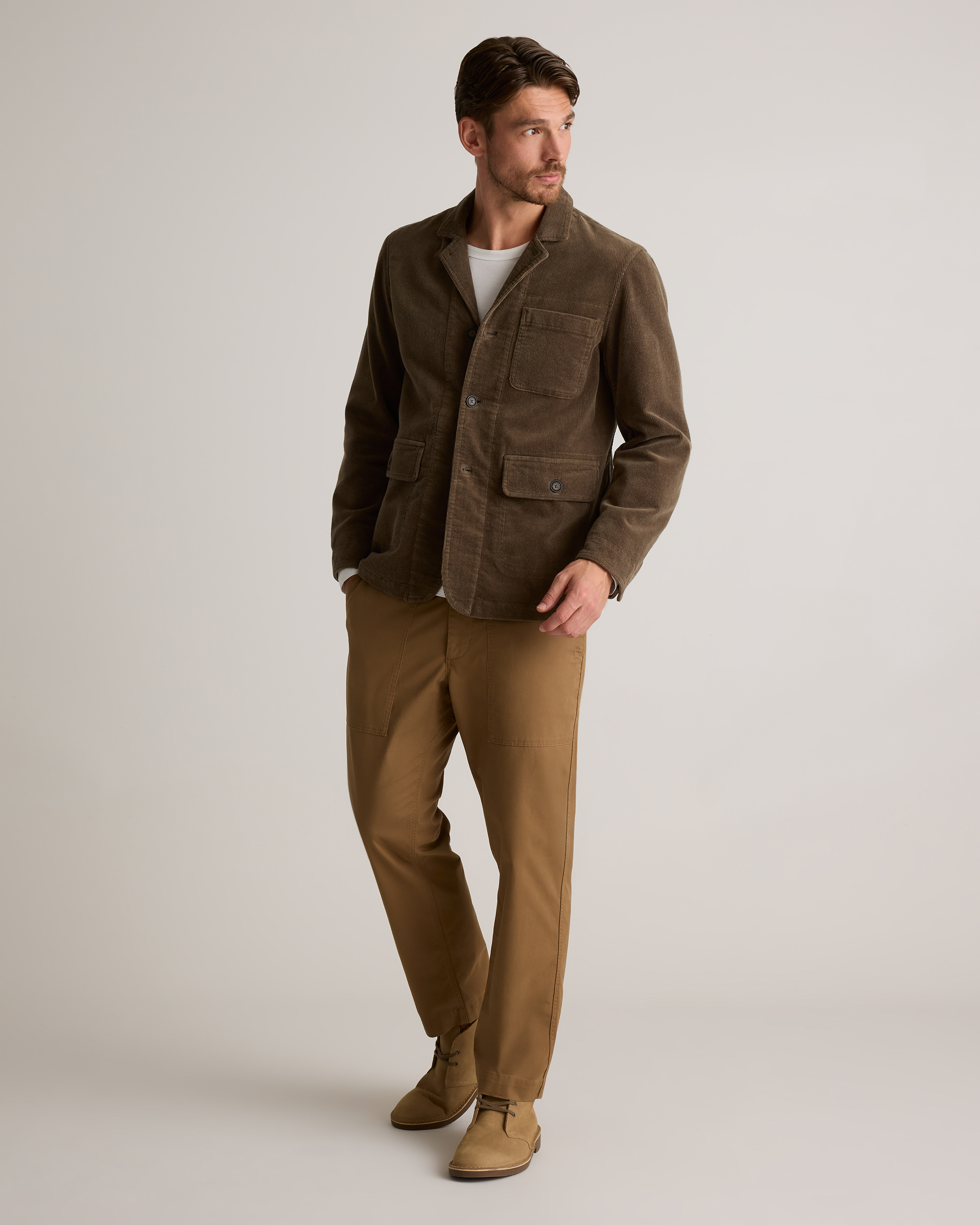 Organic Stretch Corduroy Chore Jacket