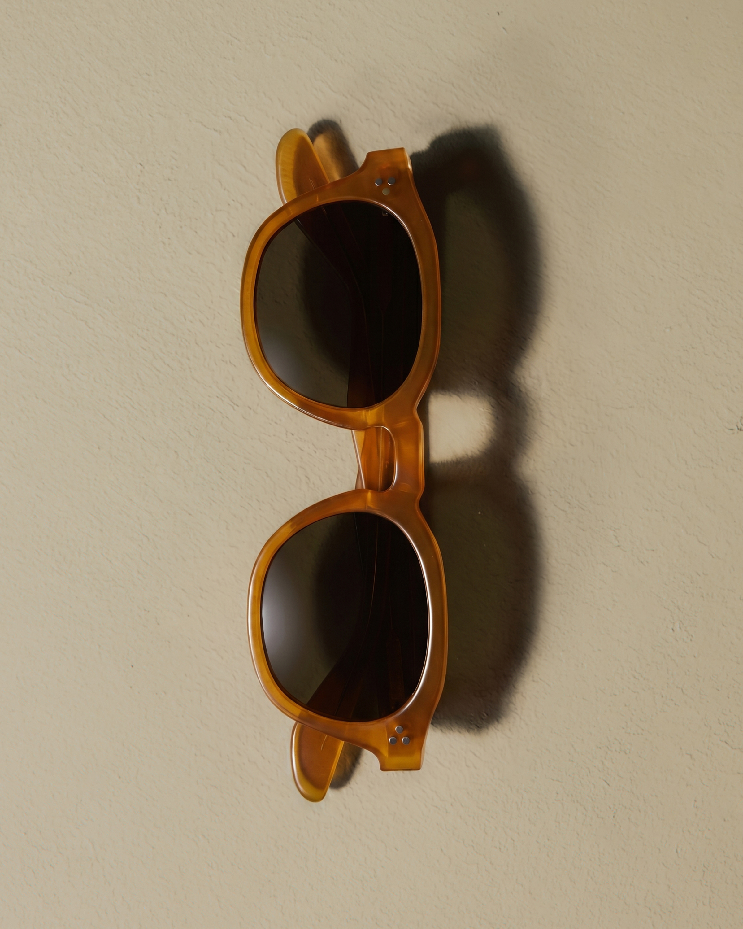 Honey with Green lens Tahiti Polarized Acetate Sunglasses