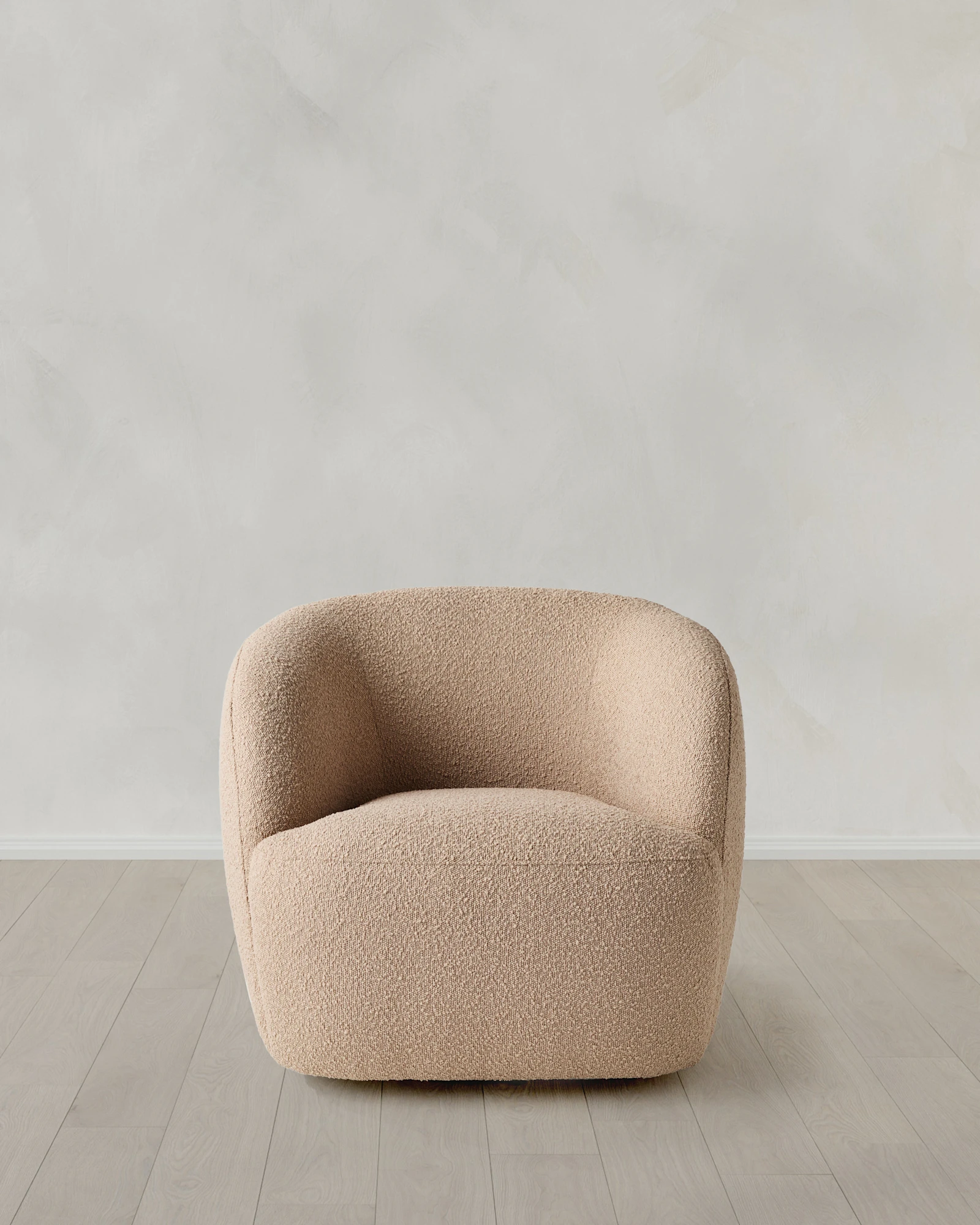 Boucle Swivel Chair