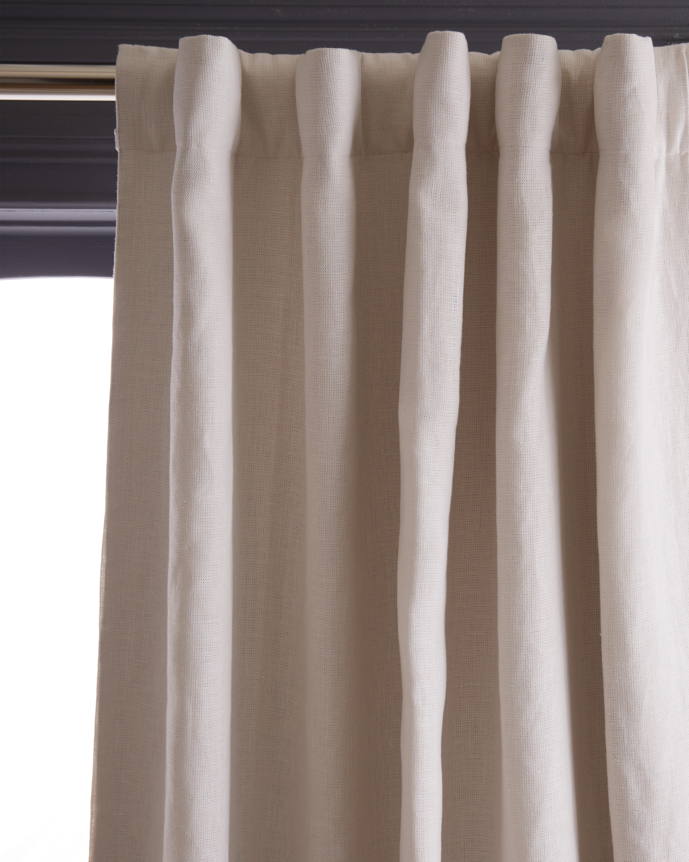 Curtains TexturedLinenBlackout sand 1312