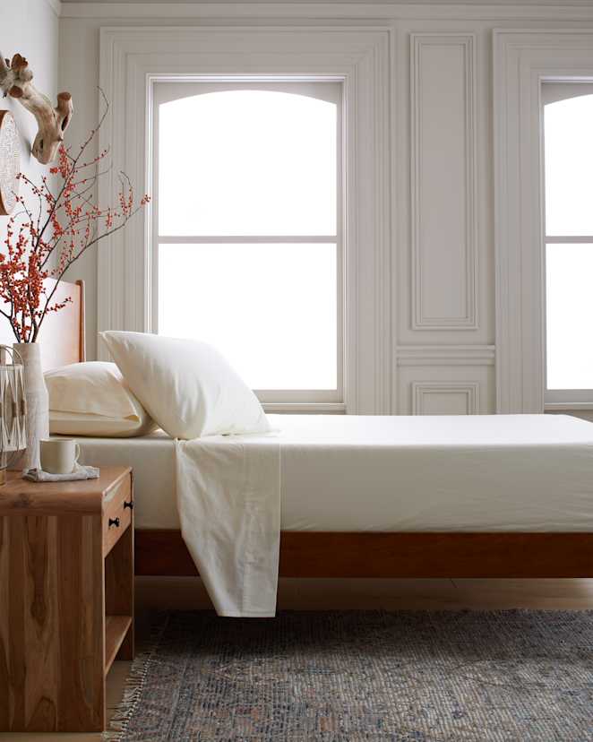 BrushedCottonSheetSet Ivory 659