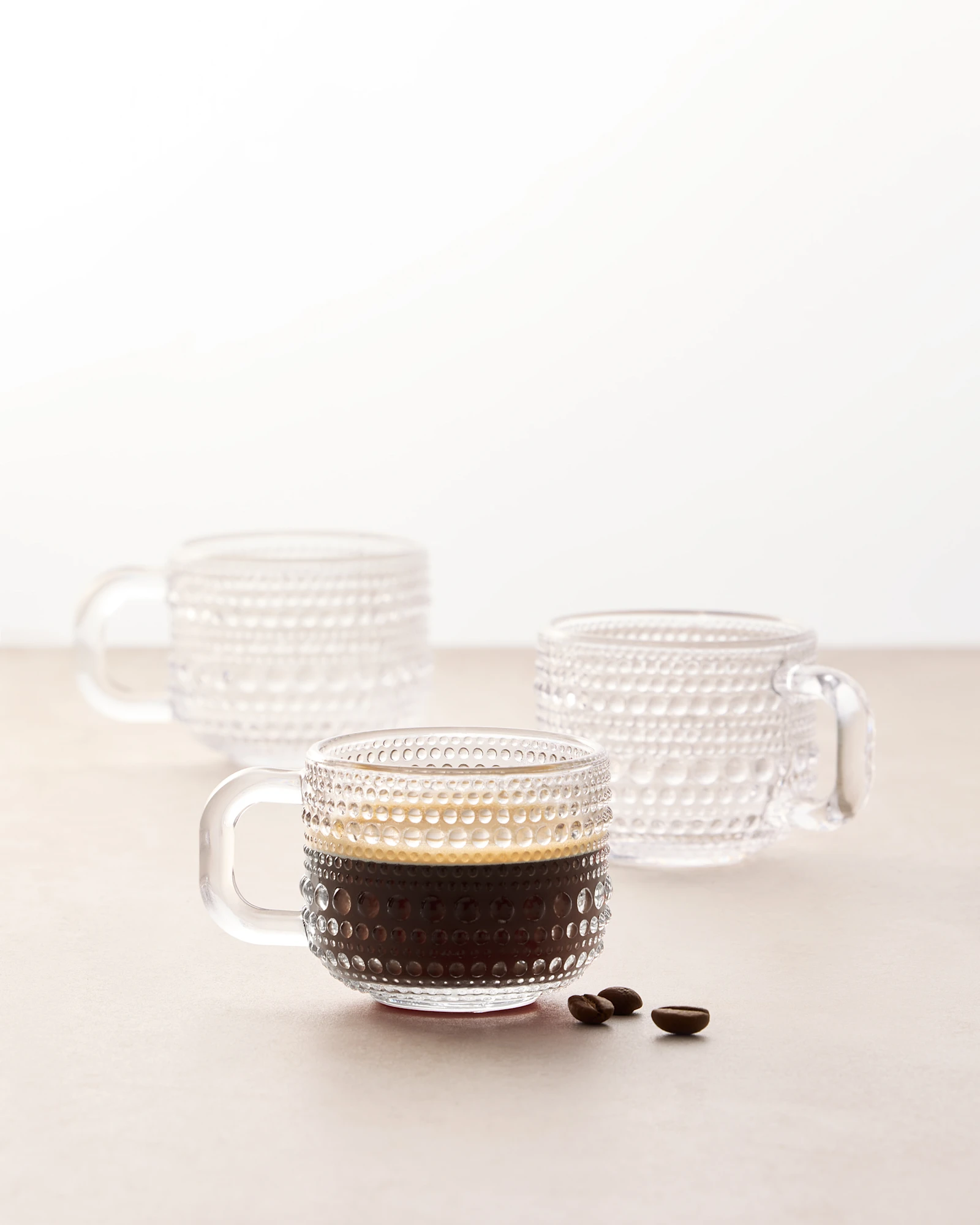 Jupiter Glass Espresso Mug, Set of 6