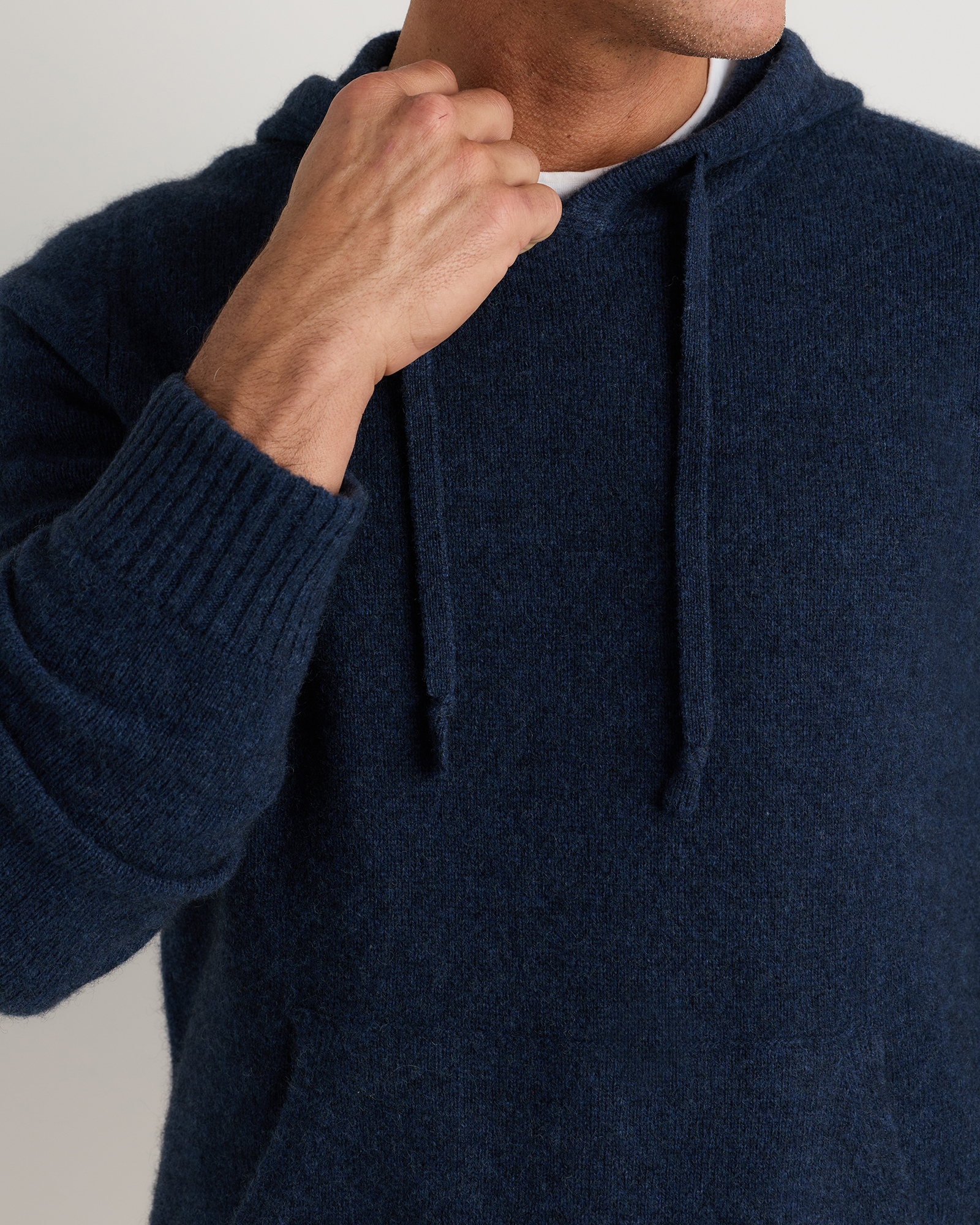 100% Yak Wool Pullover Hoodie